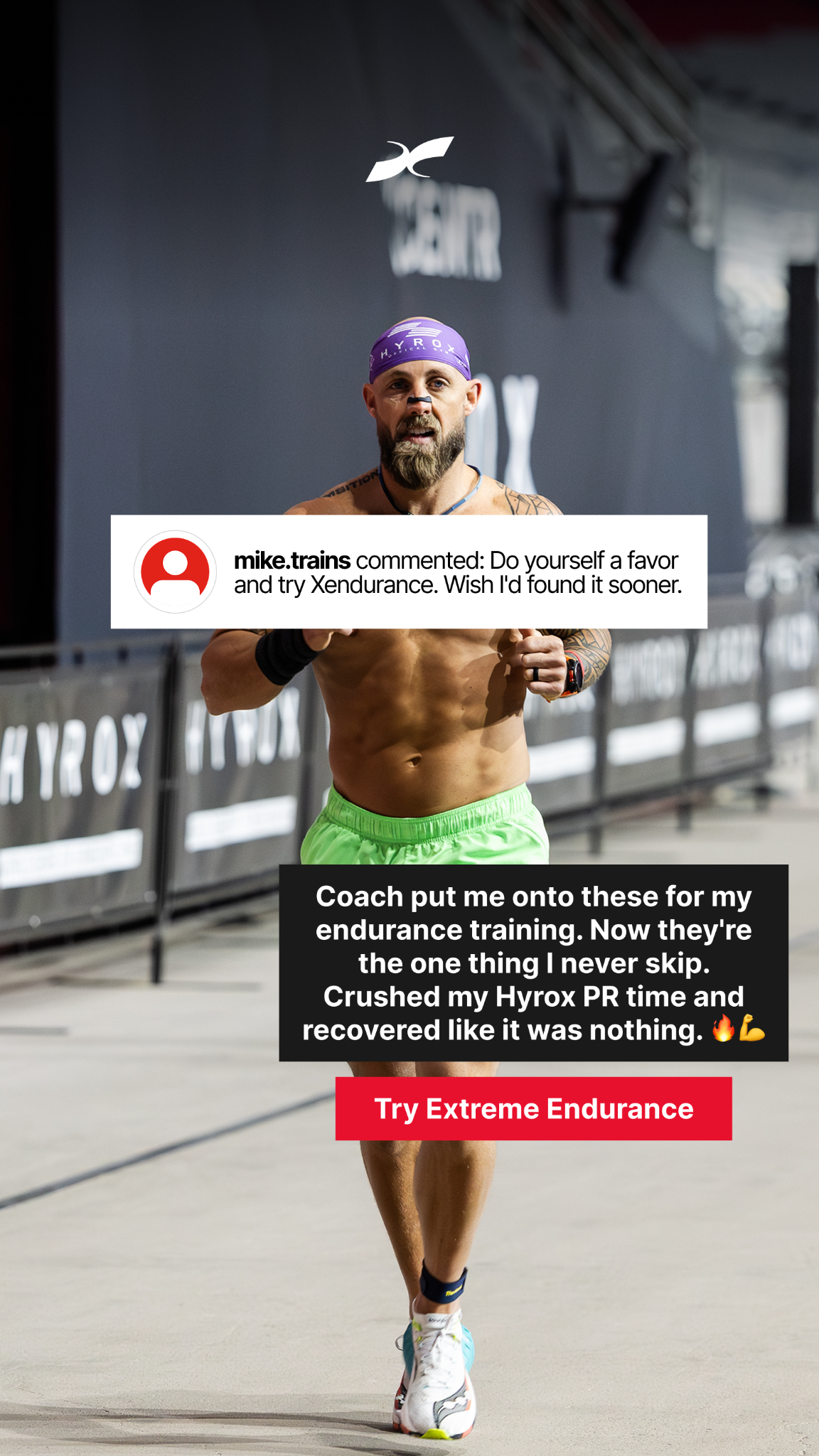 Xendurance Facebook ad