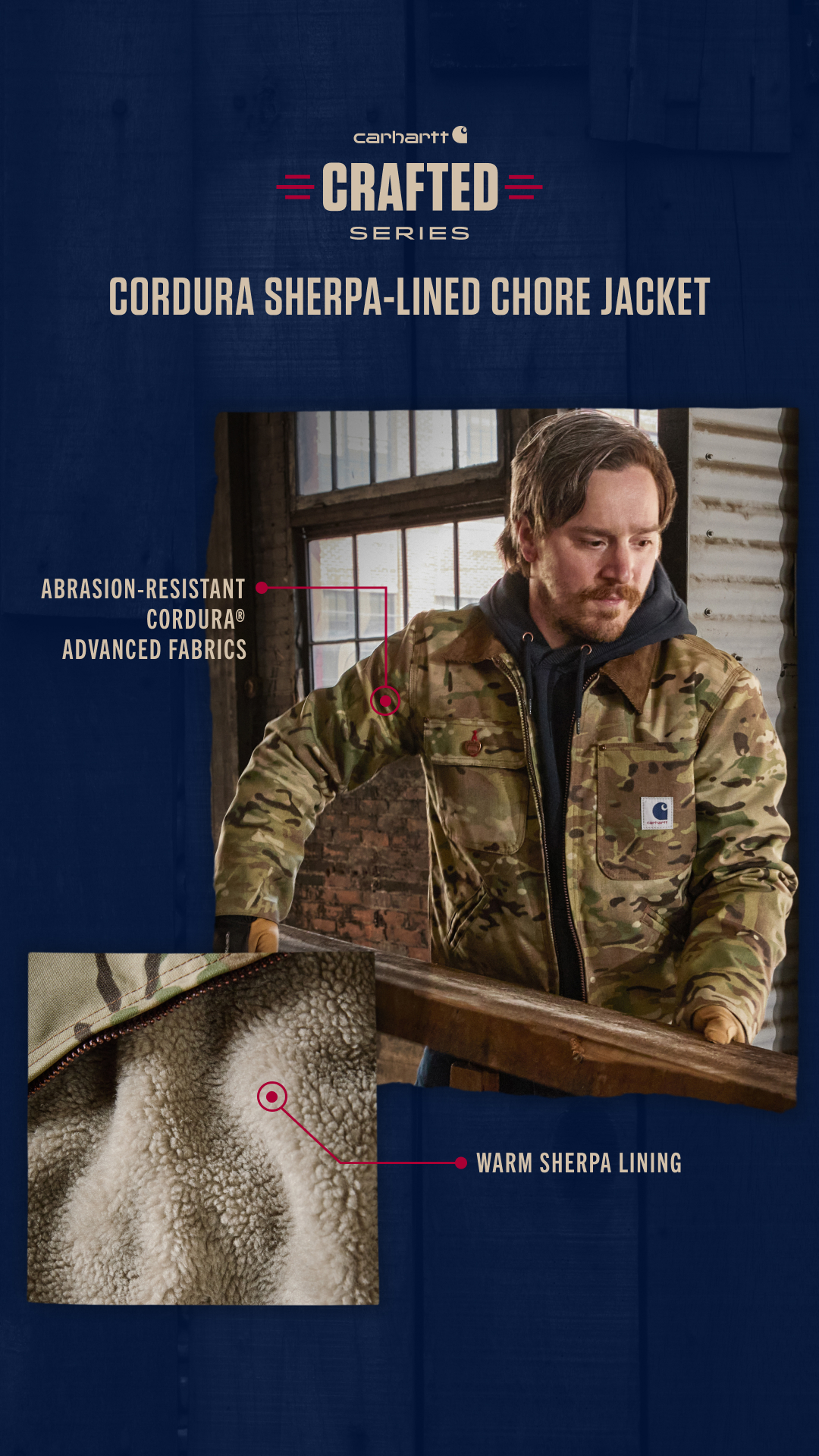 Carhartt Facebook ad: New From The Crafted Series
