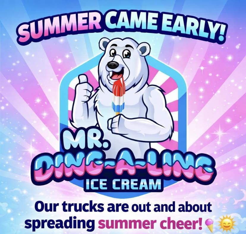 Mr. Ding-A-Ling Ice Cream Facebook ad: Rent an Ice Cream Truck For Any Occasion