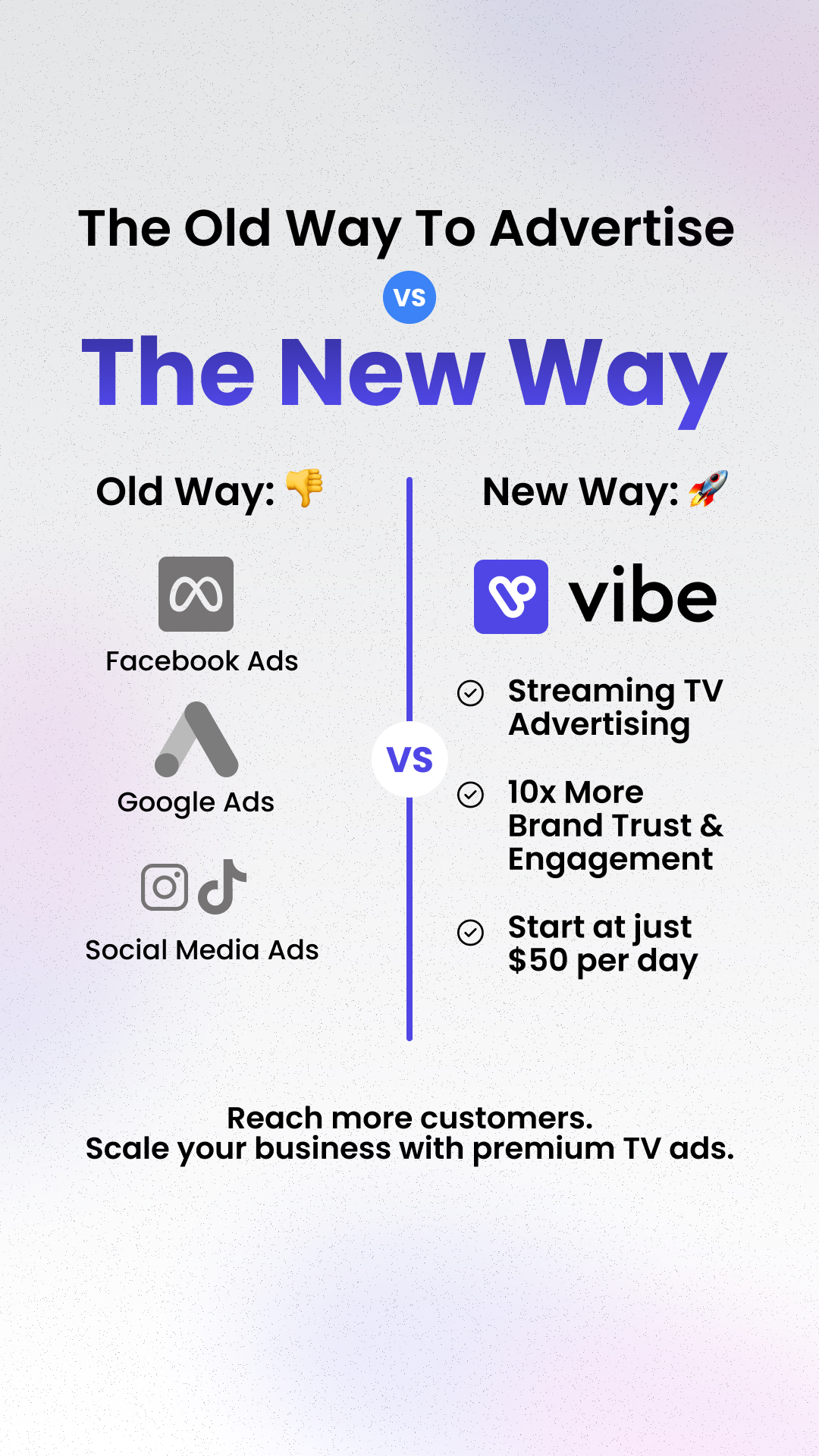 Vibe.co Facebook ad