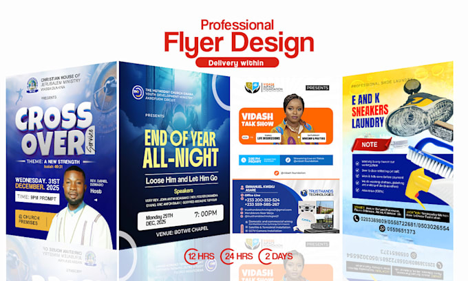 Amankwa Andoh Michael Facebook ad: Michaelandoh123: I will do professional flyer design for…