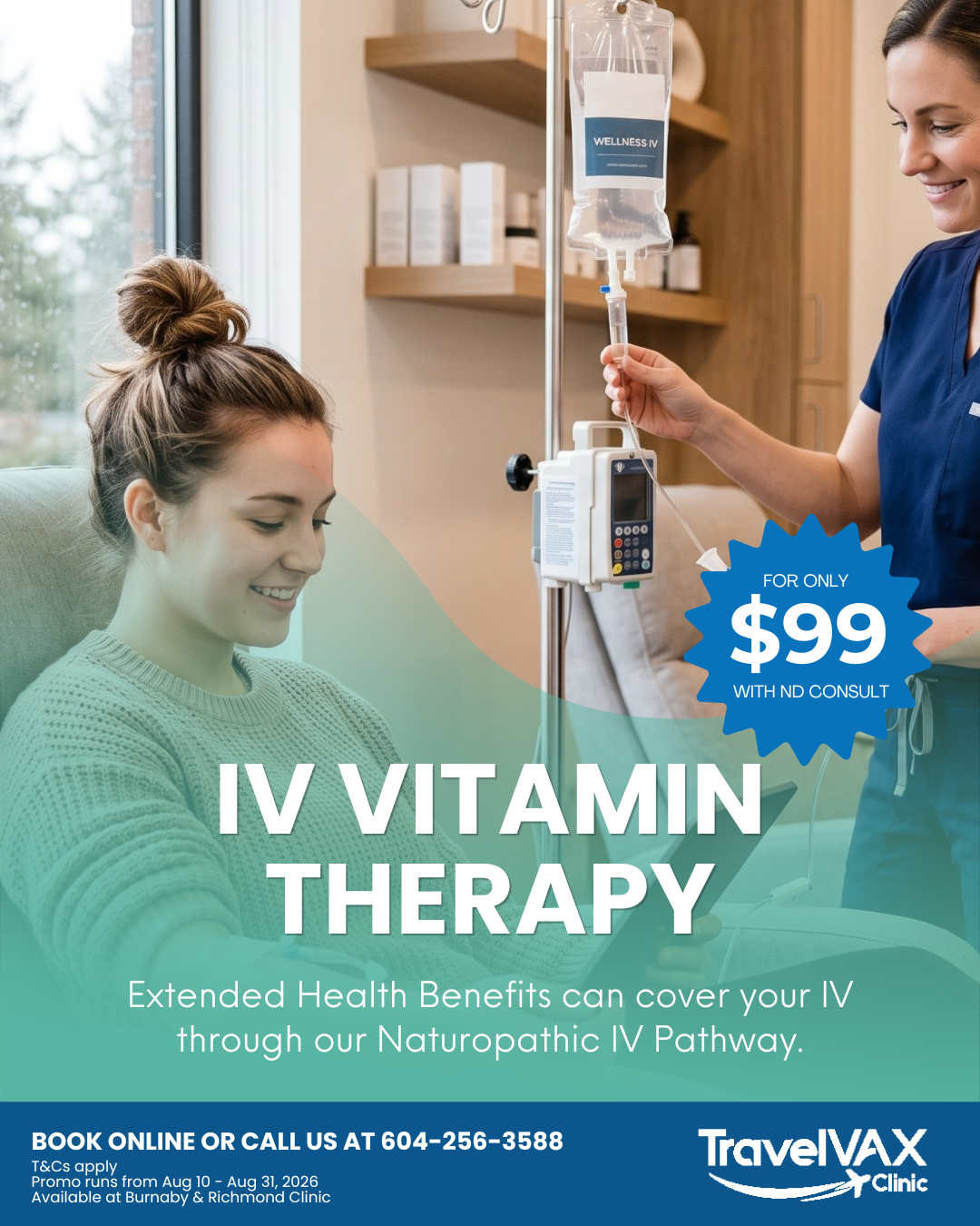 Travelvax Clinic Facebook ad