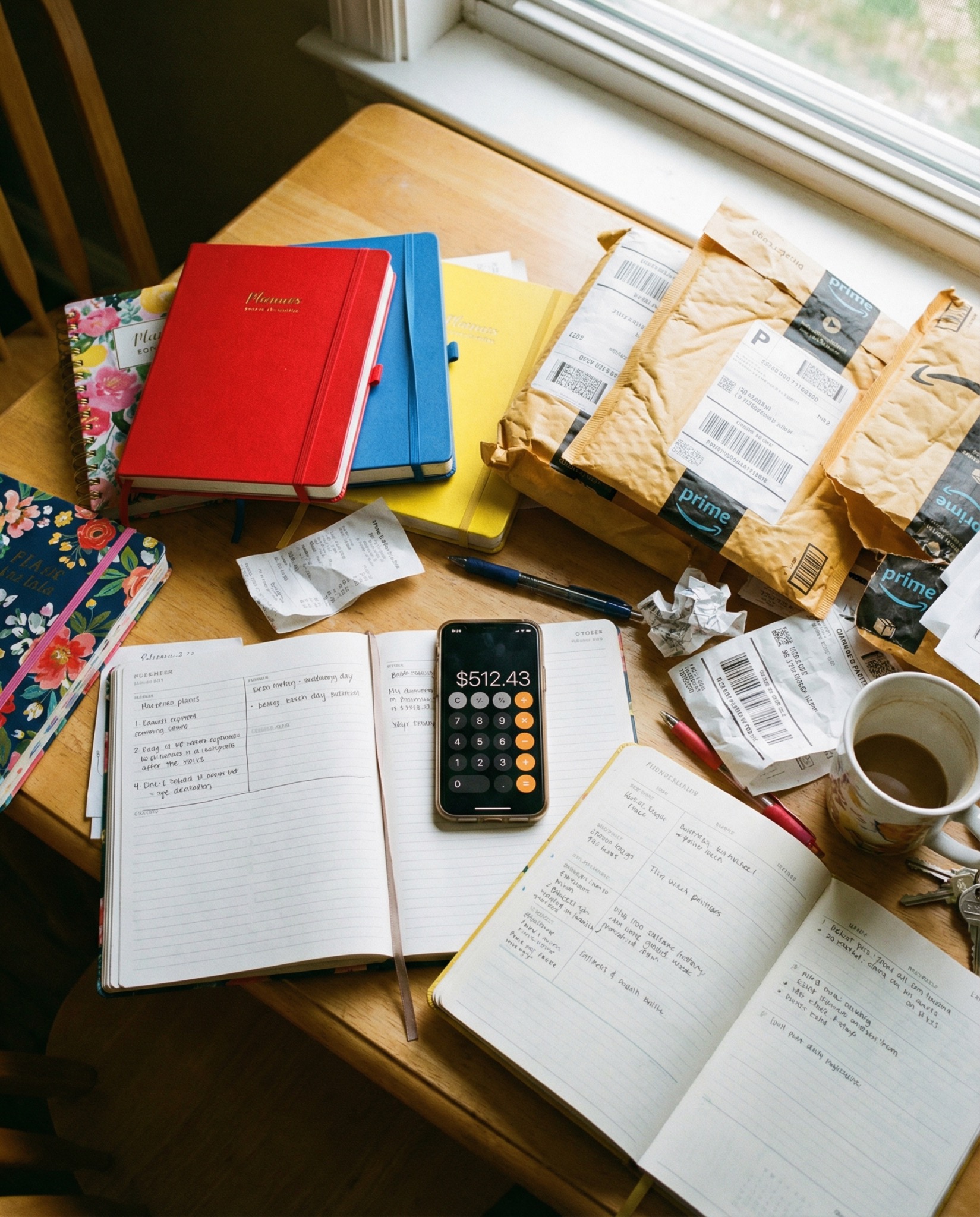Dopamine Planner Facebook ad: She counted $512 spent on planners that didn't work