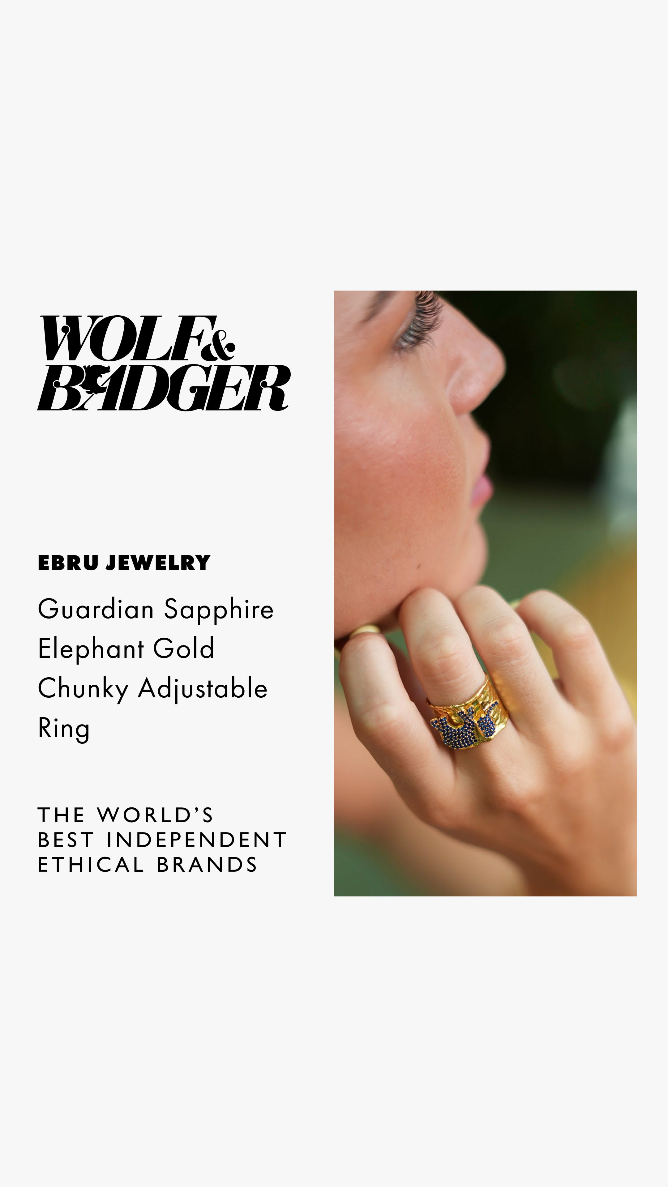 Wolf & Badger Facebook ad