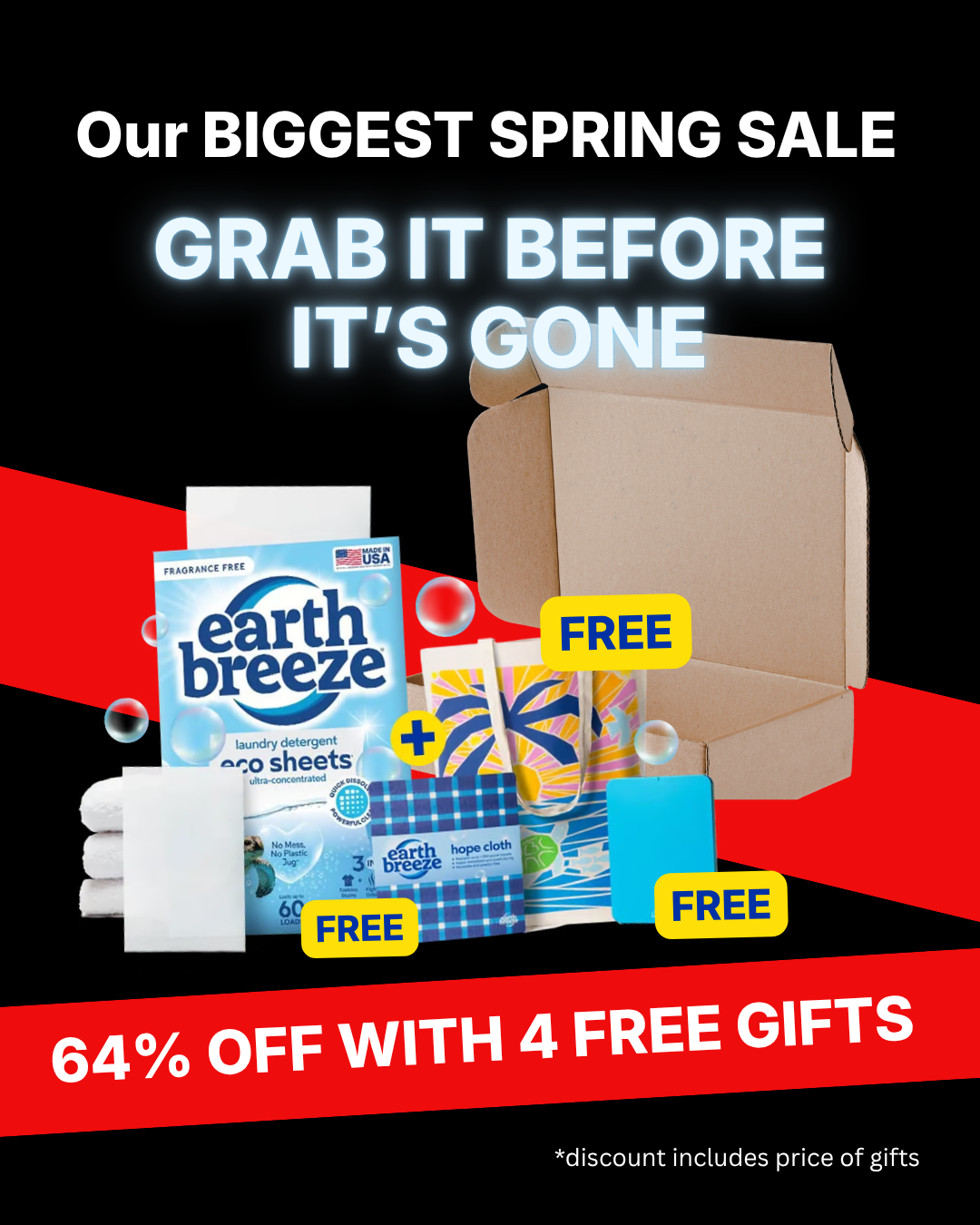Earth Breeze Facebook ad