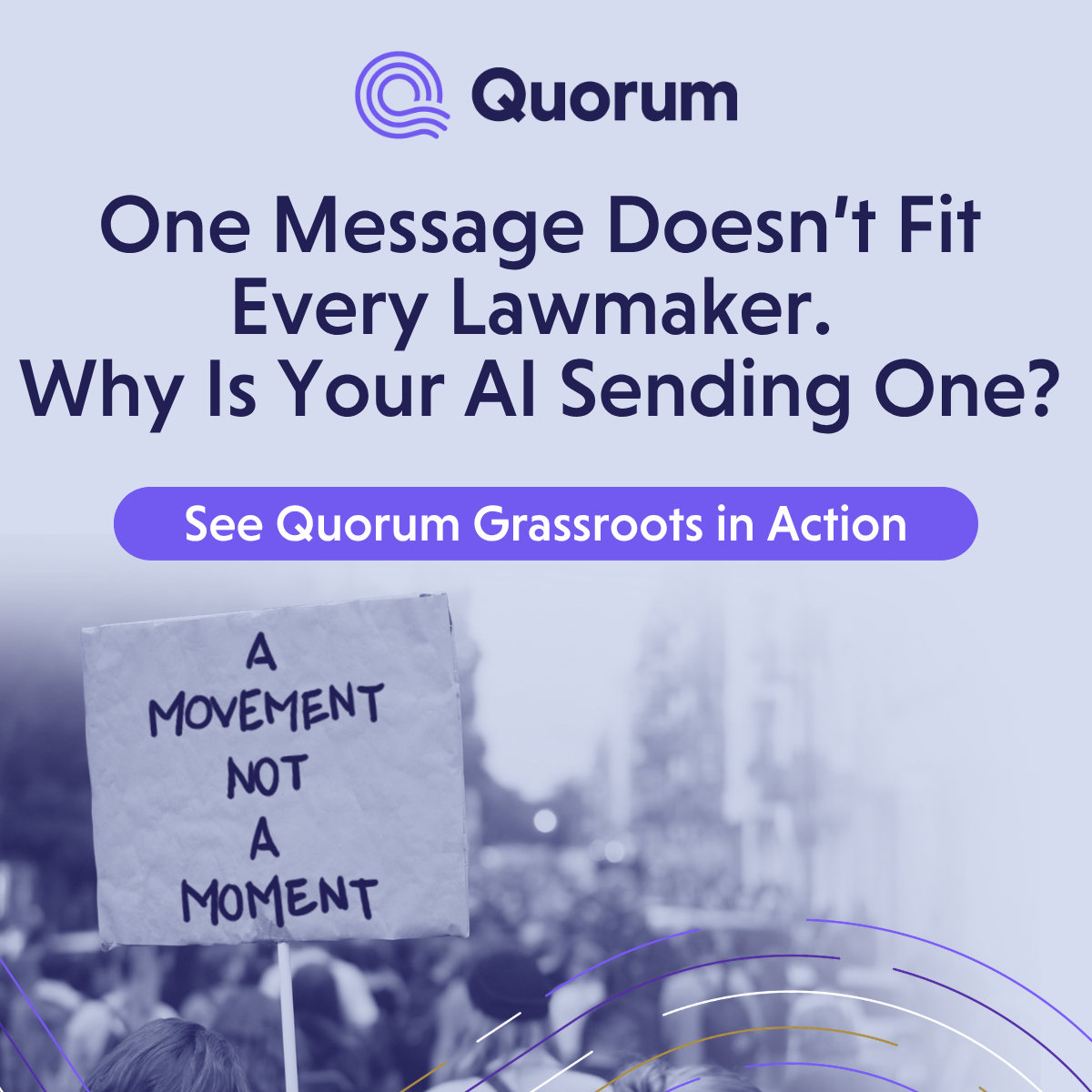 Quorum Facebook ad