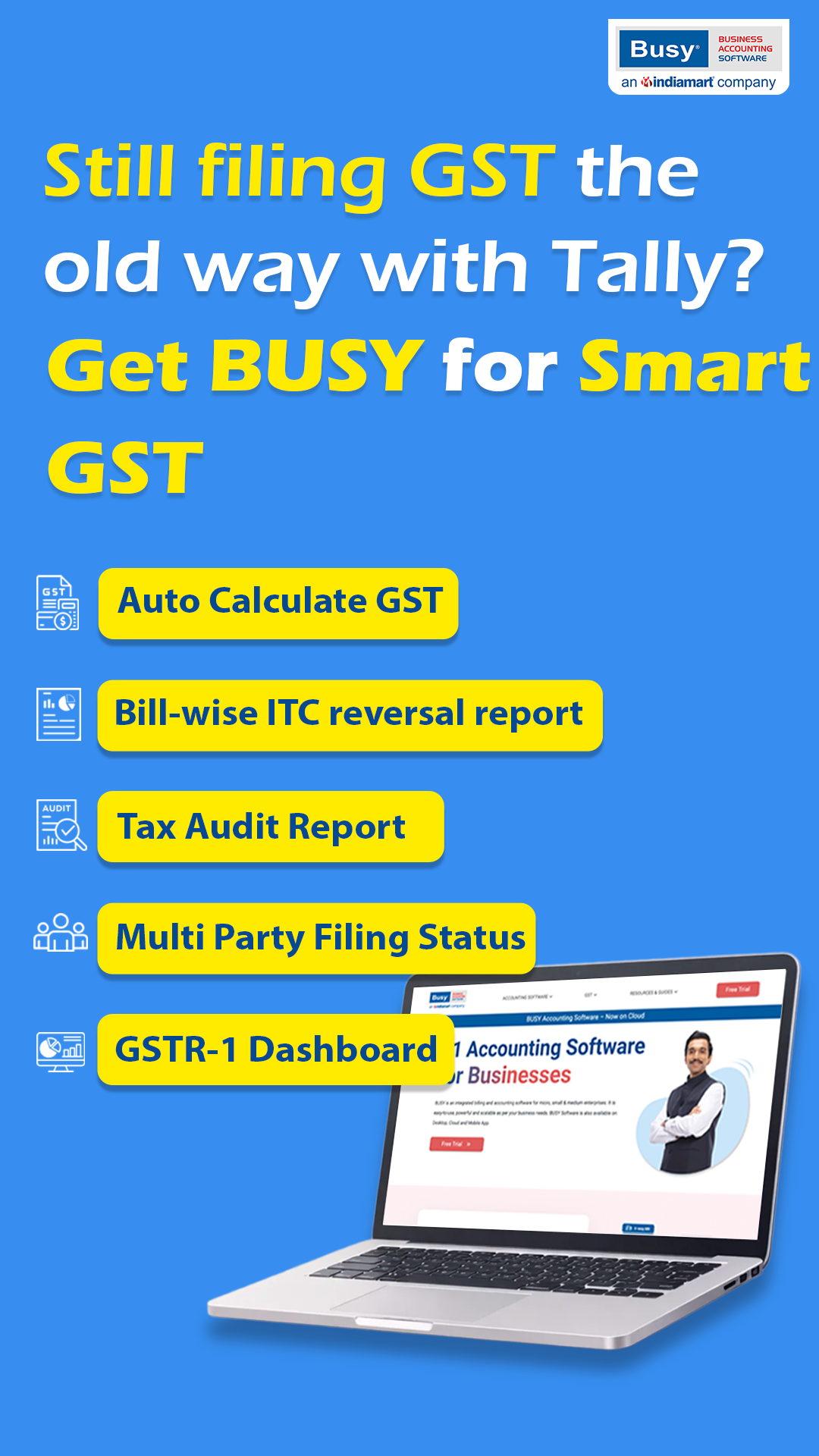 Busy Accounting Software Facebook ad