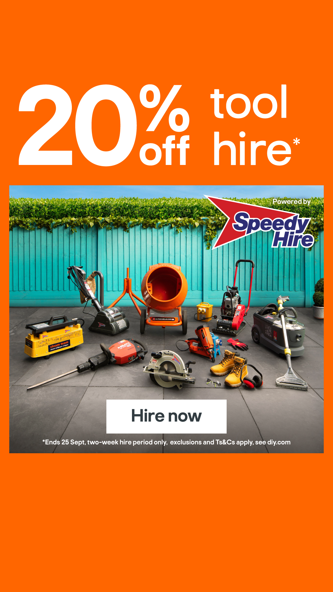 B&Q Facebook ad