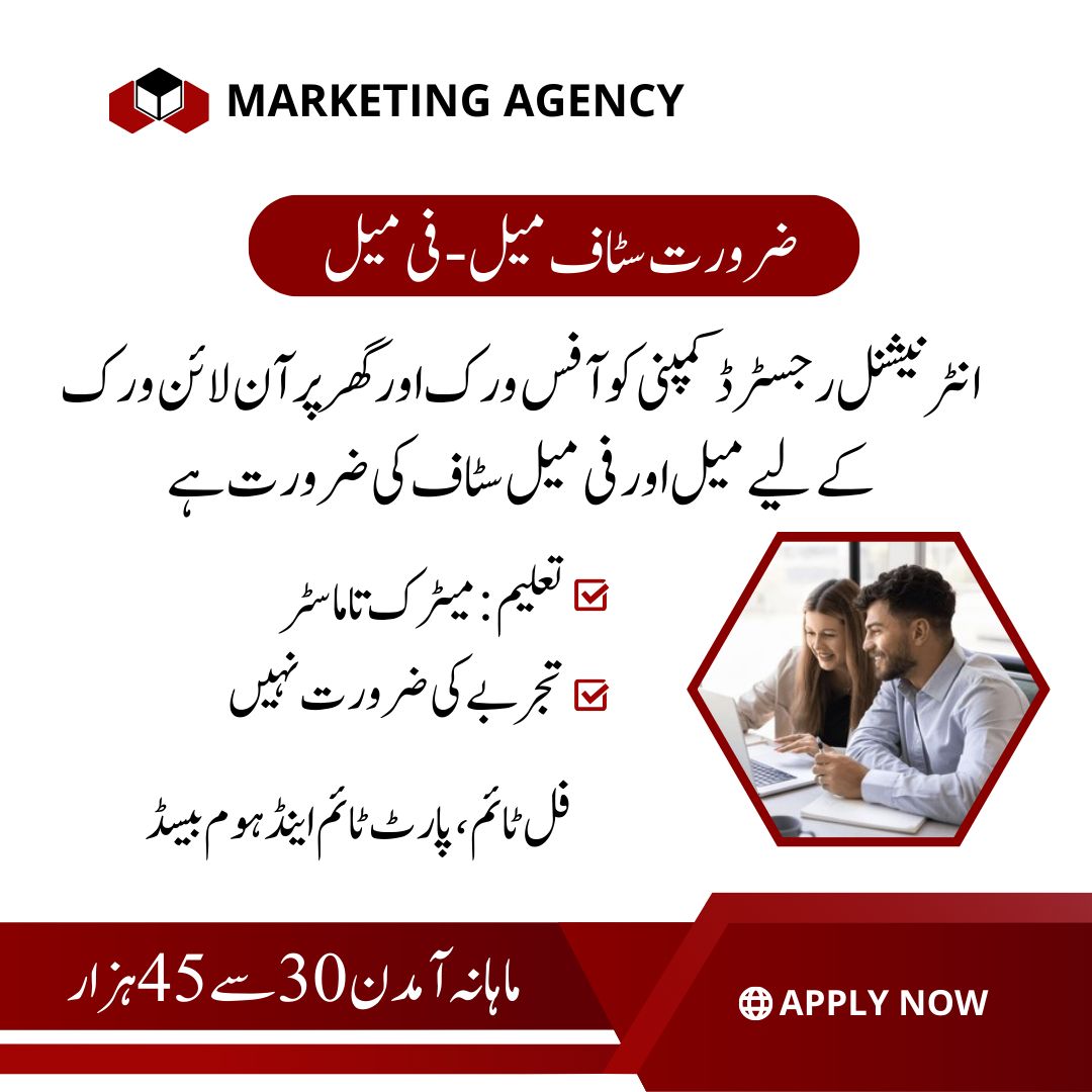 Job Options Facebook ad: Marketing Agency