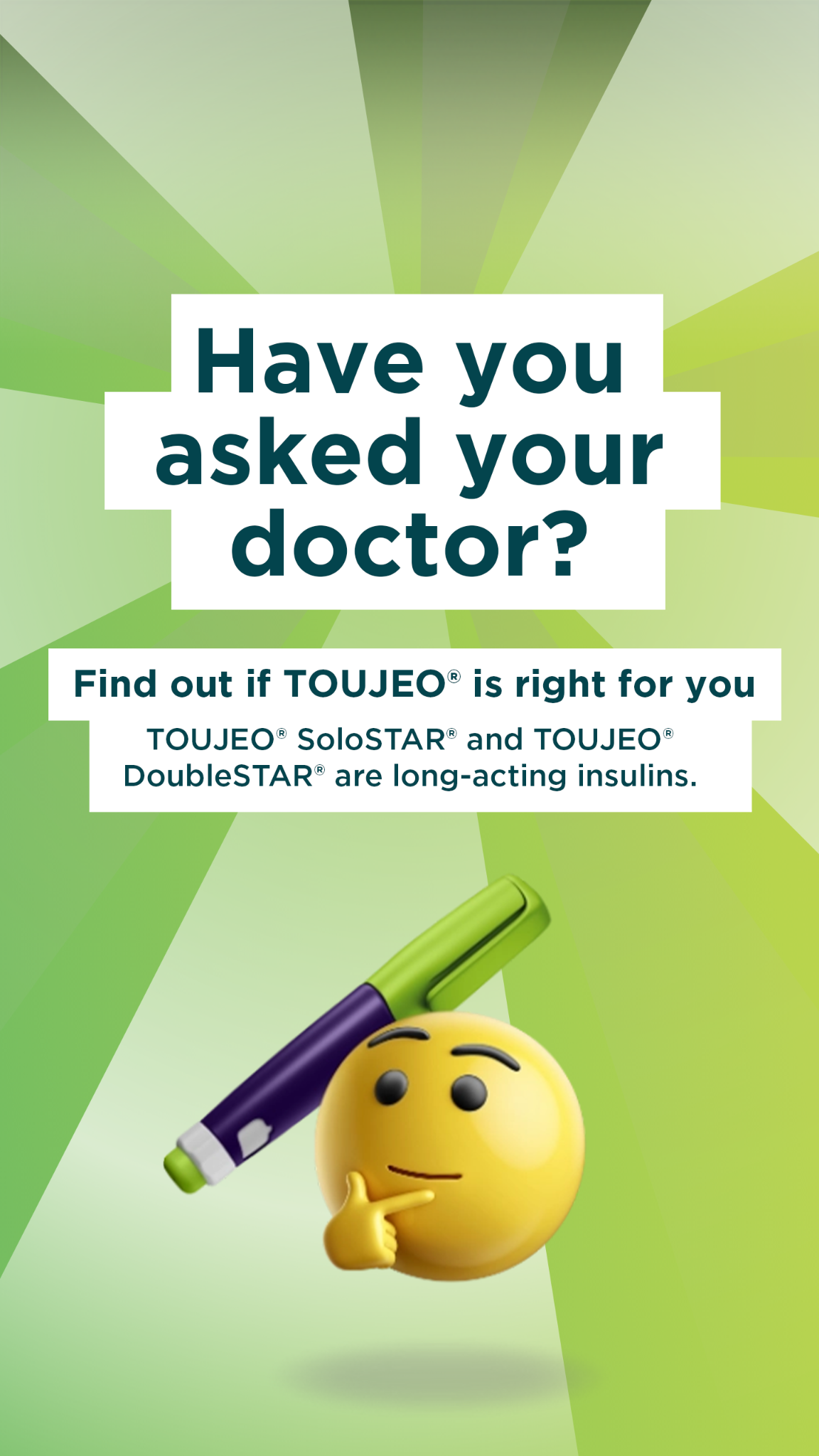 Toujeo Canada Facebook ad