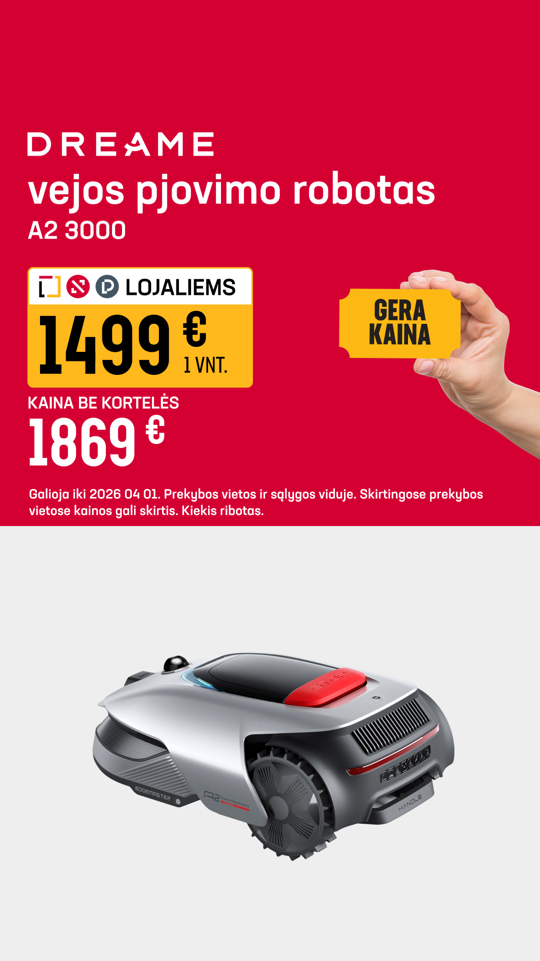 Senukai Facebook ad