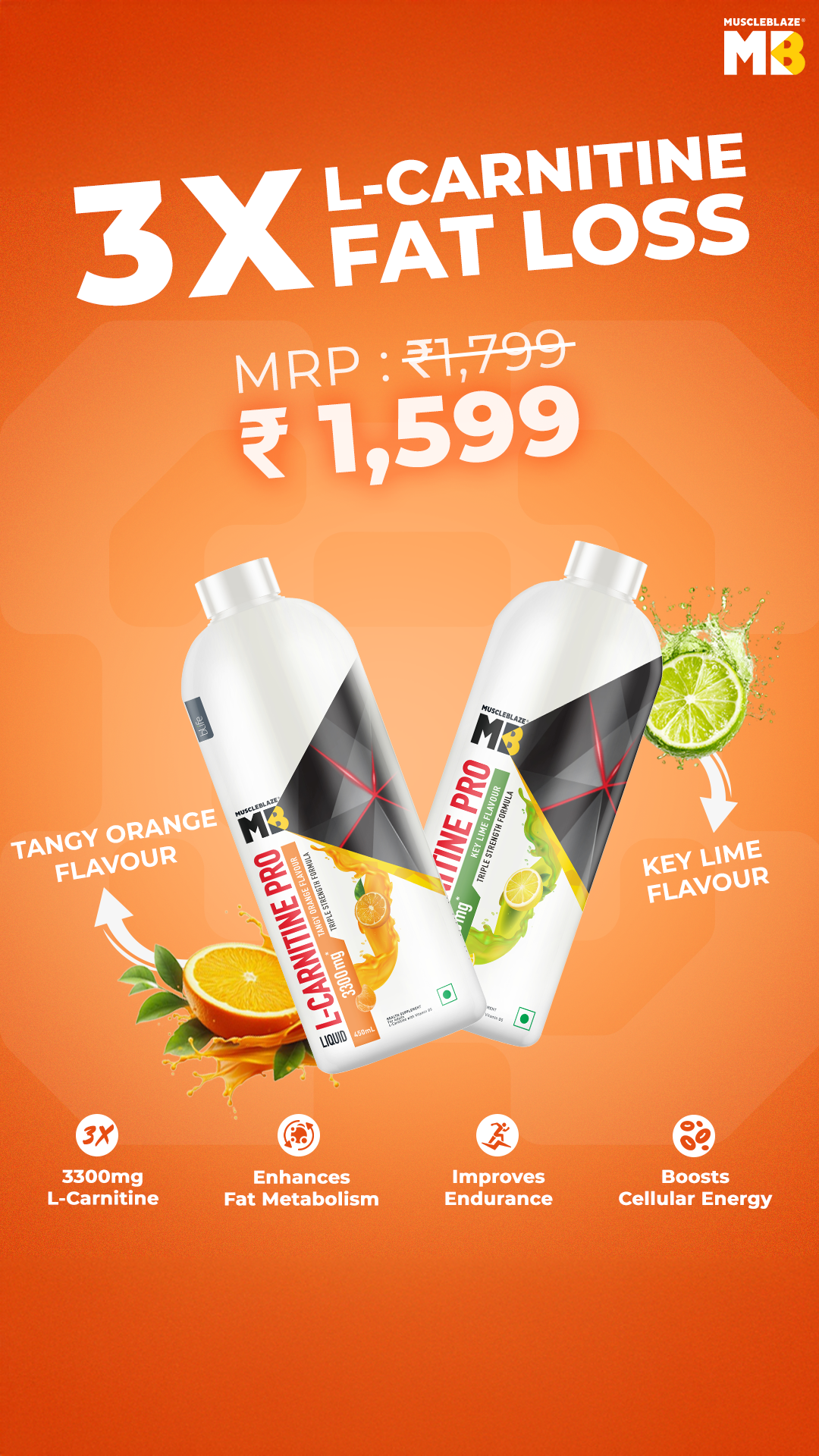 MuscleBlaze Facebook ad