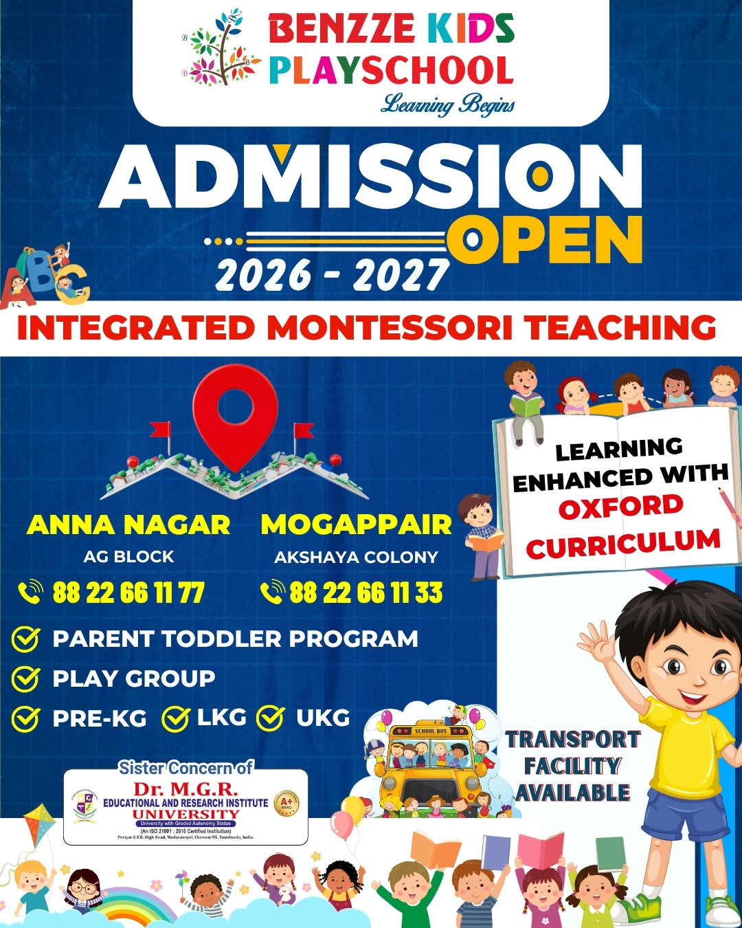 Benzze Kids Facebook ad: Parent Toddler Program - Enroll Now
