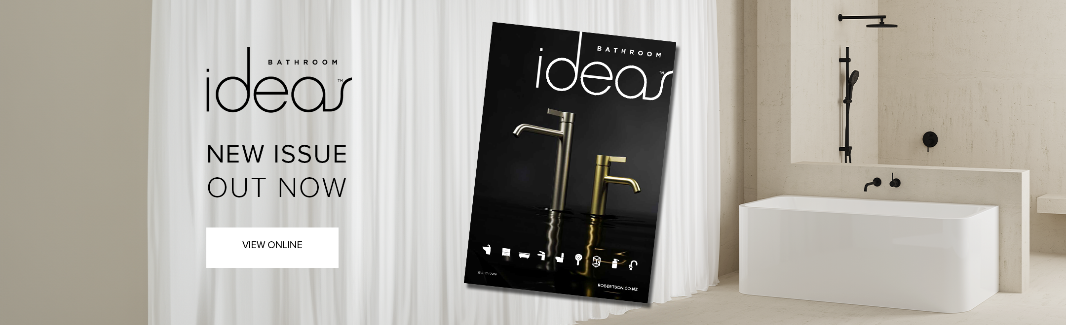Robertson Bathware Facebook ad: Robertson Bathware | Leading brands & bathroom design in…