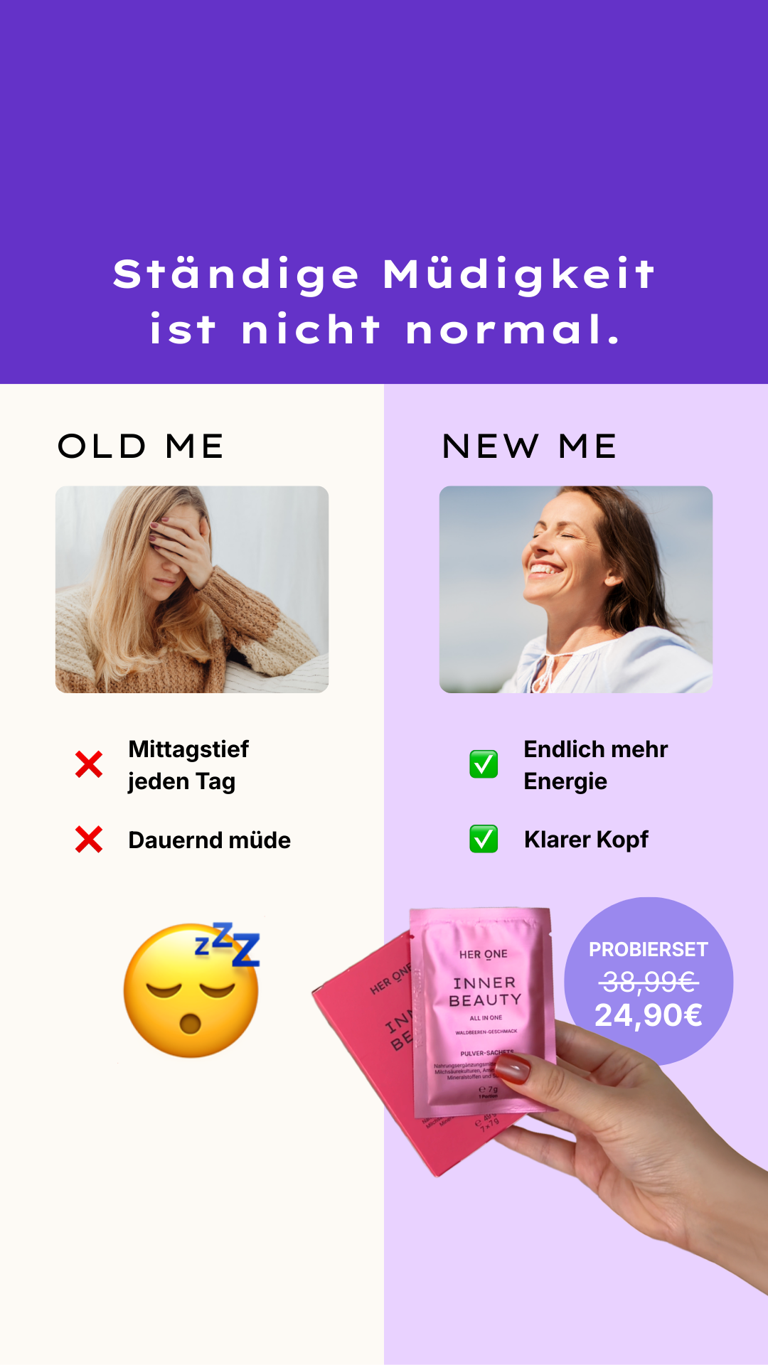 HER ONE Facebook ad