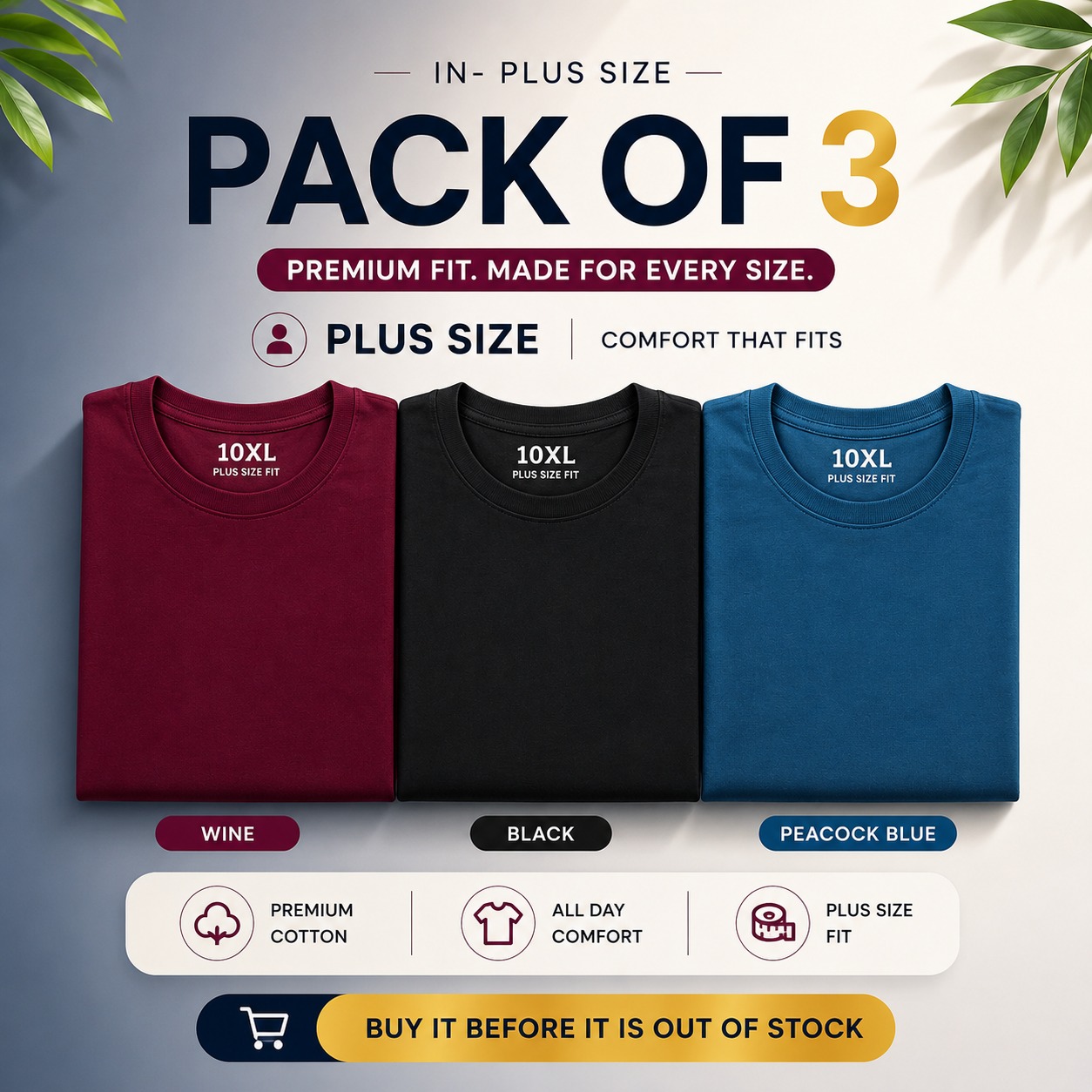 10XL Clothing Co Facebook ad