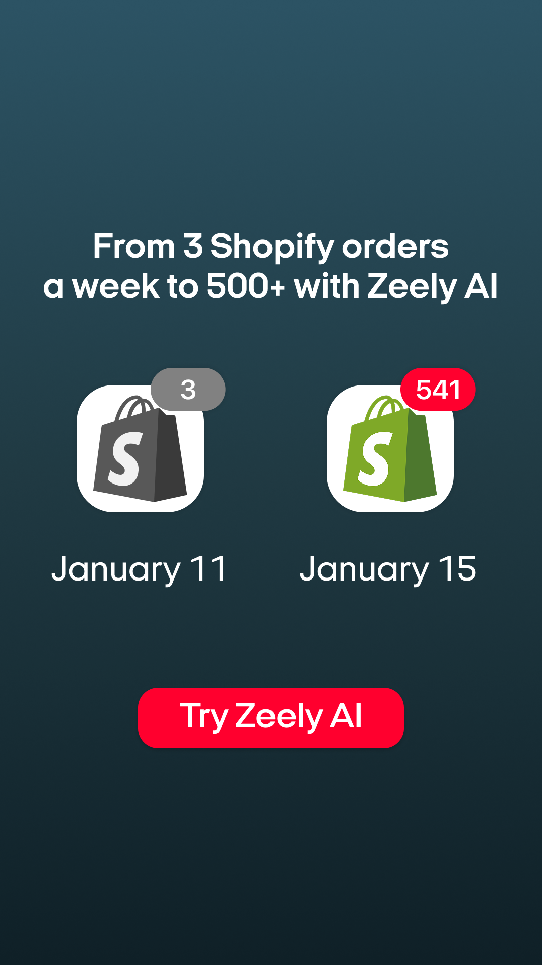 Zeely Facebook ad