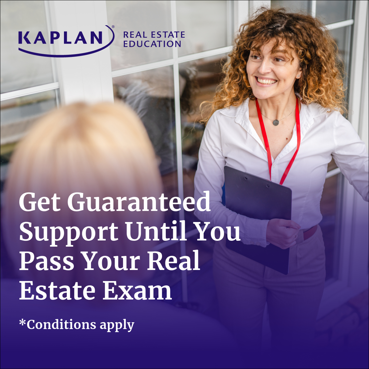 Kaplan Real Estate Education Facebook ad