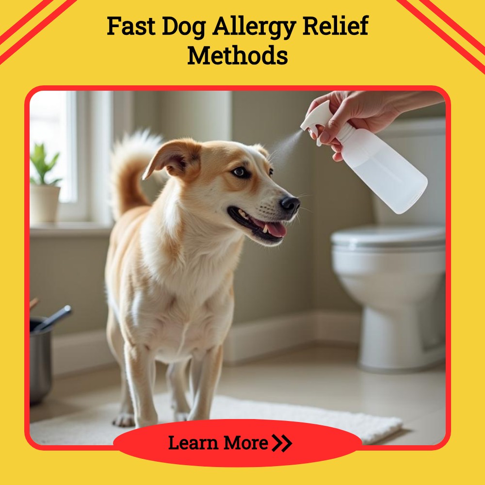 Icananswerthat Alignify Facebook ad: Fast Dog Allergy Relief Methods.