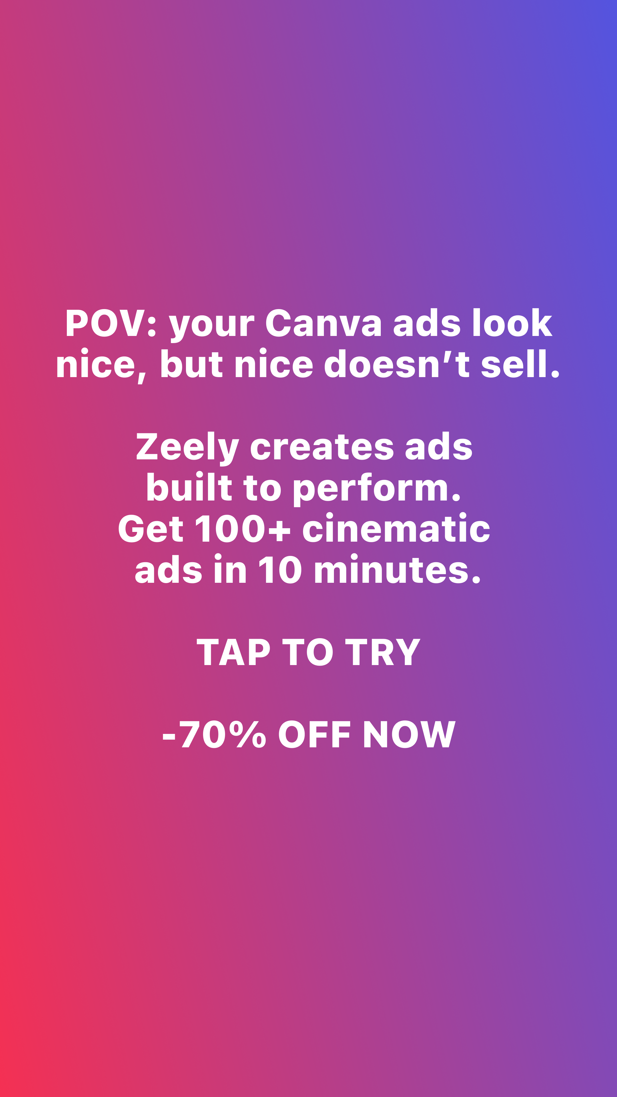 Zeely Facebook ad