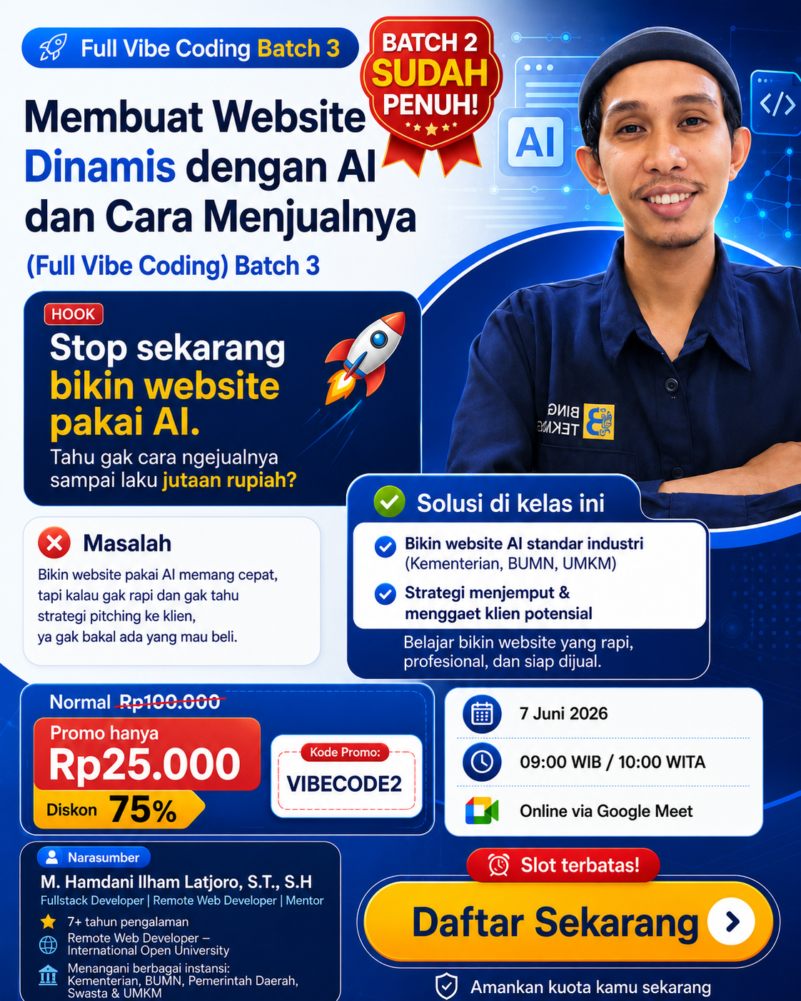 Hamdani Latjoro Facebook ad