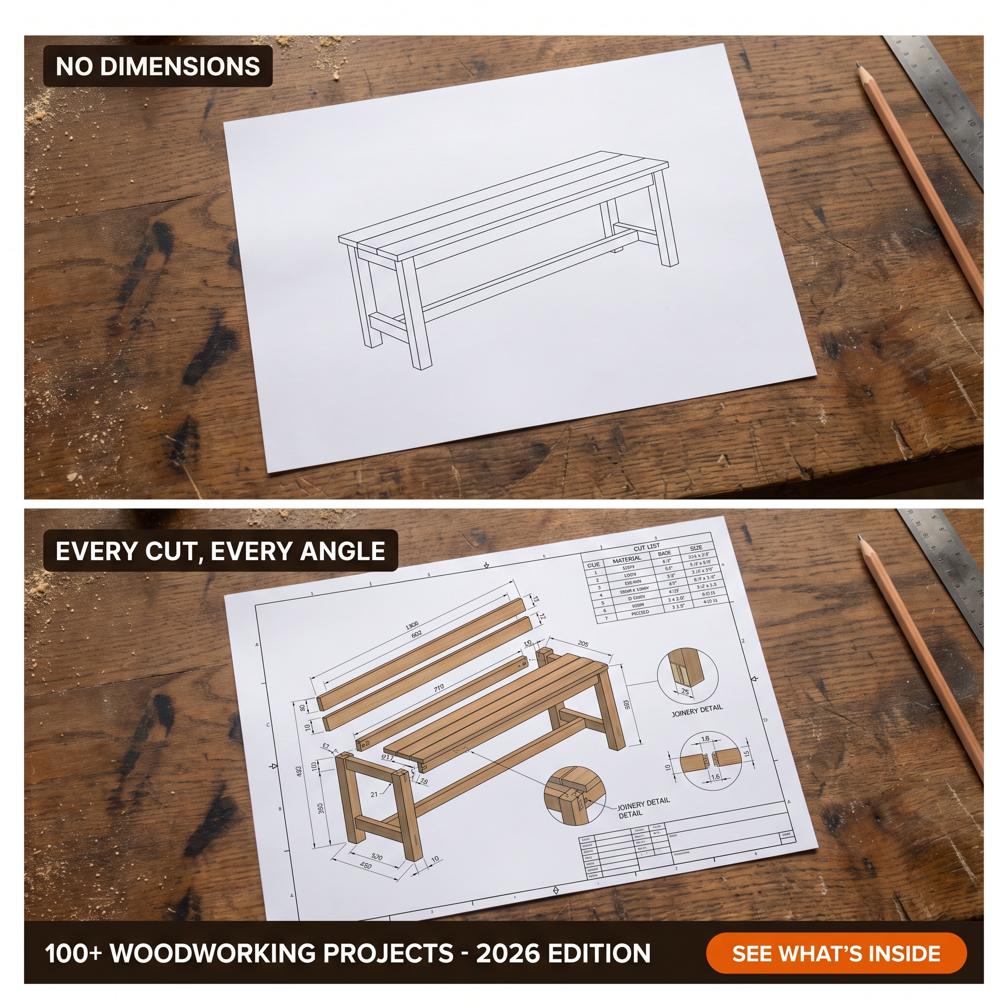 Master Crafts DIY Facebook ad: Stop Buying Furniture. Build It.