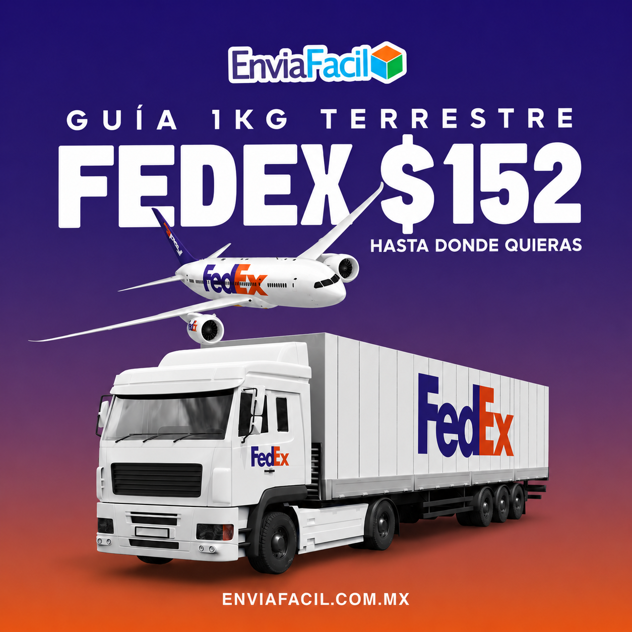 Enviafacil Facebook ad