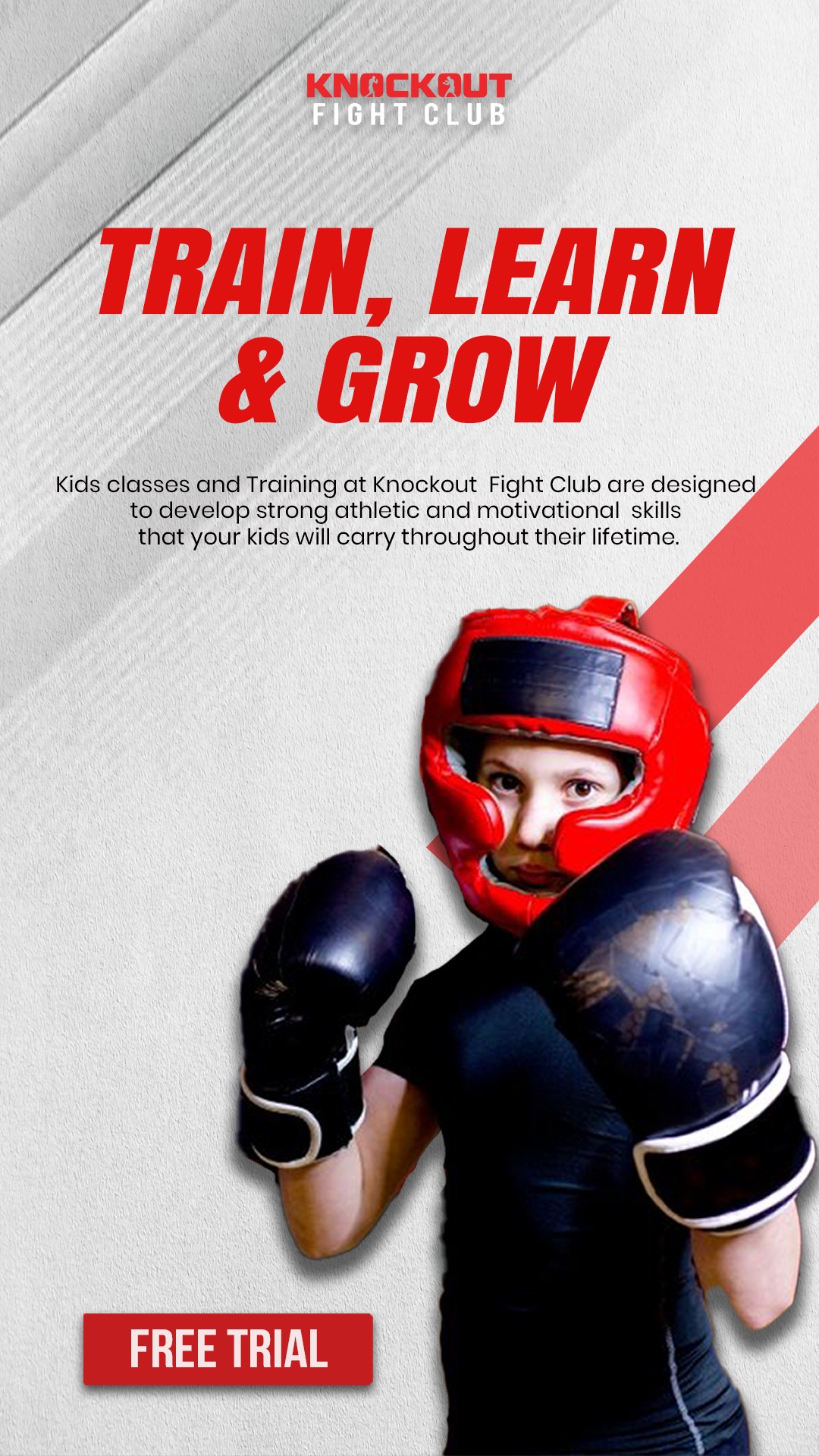 Knockout Fight Club Facebook ad
