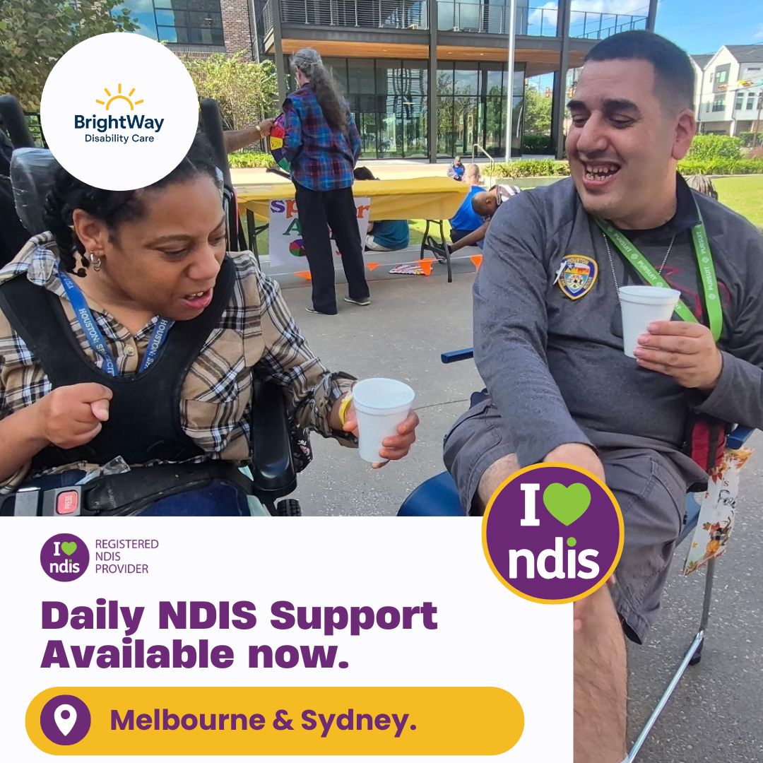 BrightWay Disability Care Facebook ad: Professional NDIS Daily Support