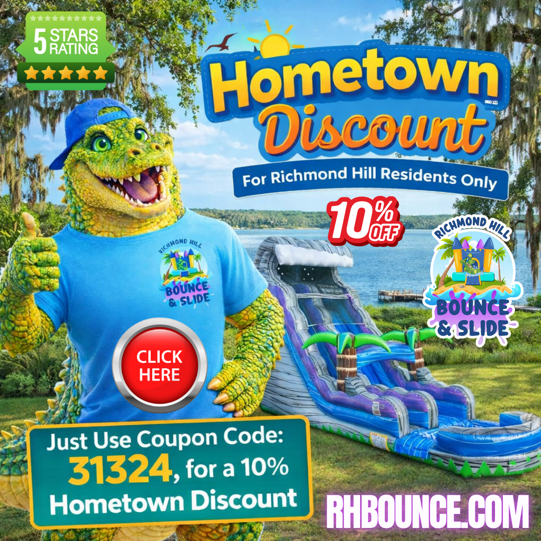 Richmond Hill Bounce and Slide Facebook ad: Richmond Hill Deal