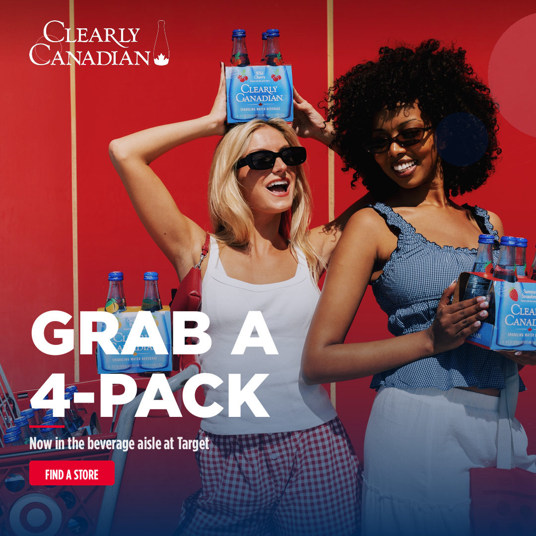 Clearly Canadian Facebook ad from Apr 18, 2026