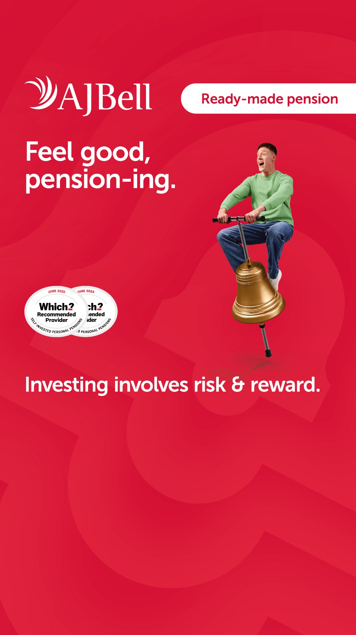 AJ Bell Facebook ad from Apr 25, 2026