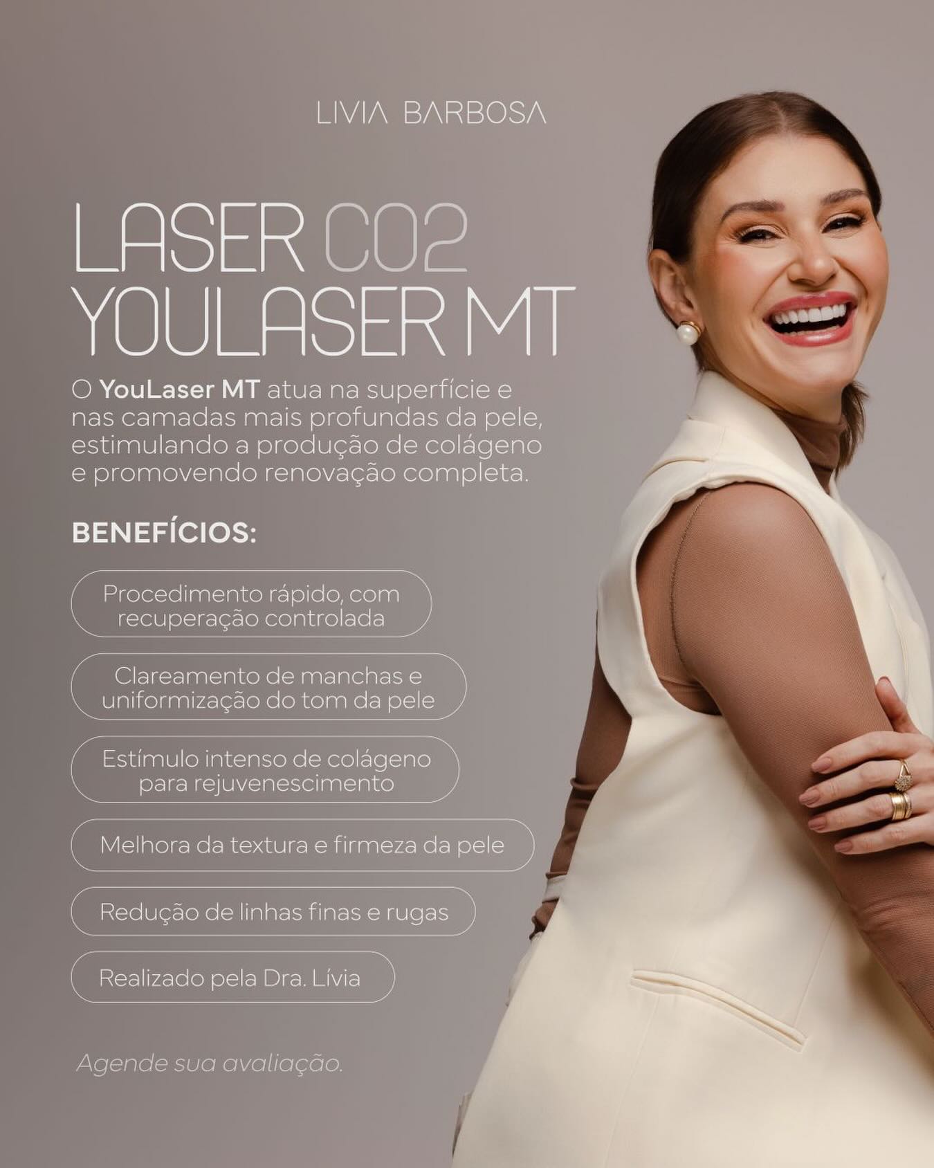 Dra. Lívia Barbosa Facebook ad: Sabe quando você se olha no espelho e…