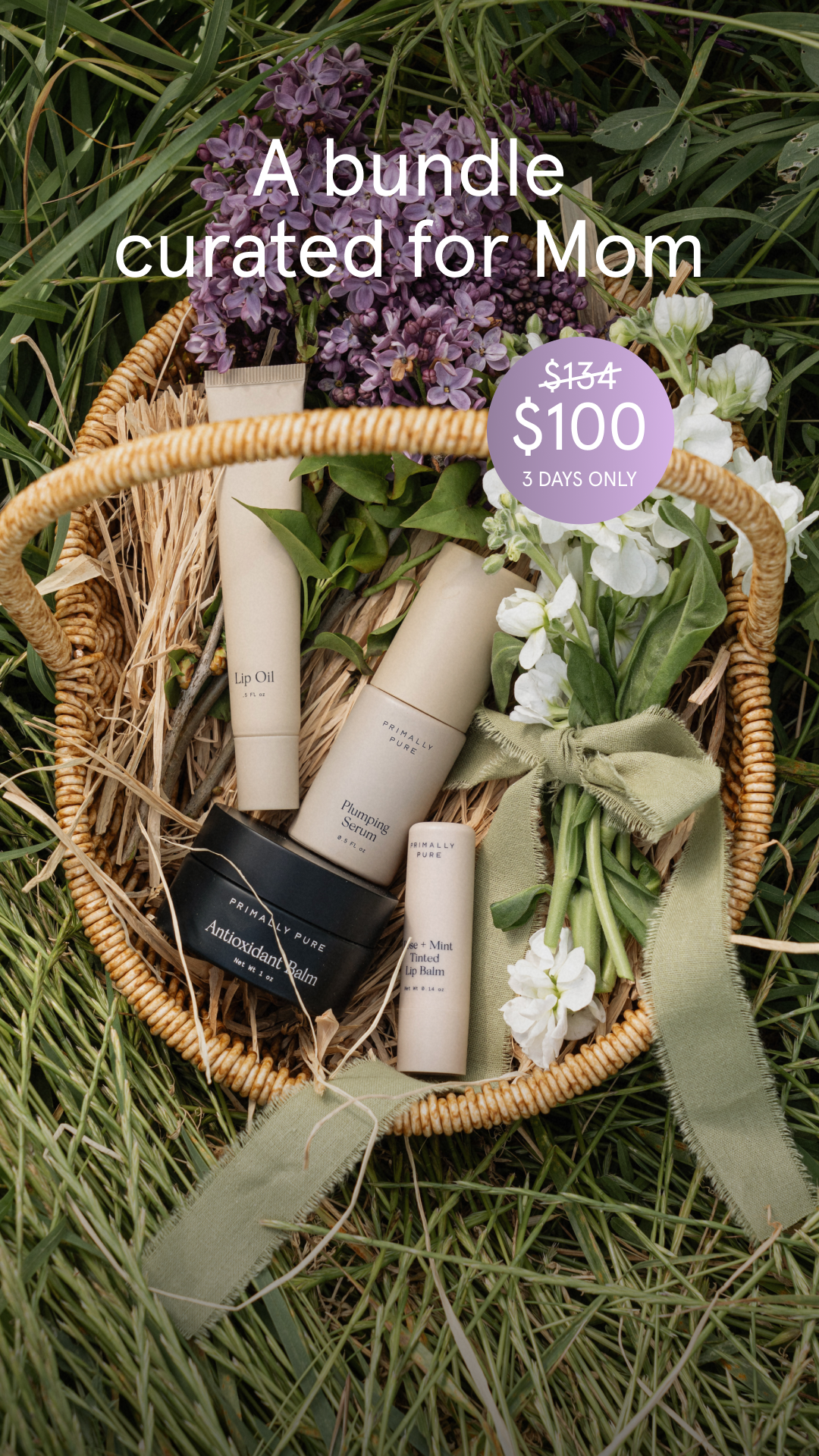 Primally Pure Skincare Facebook ad