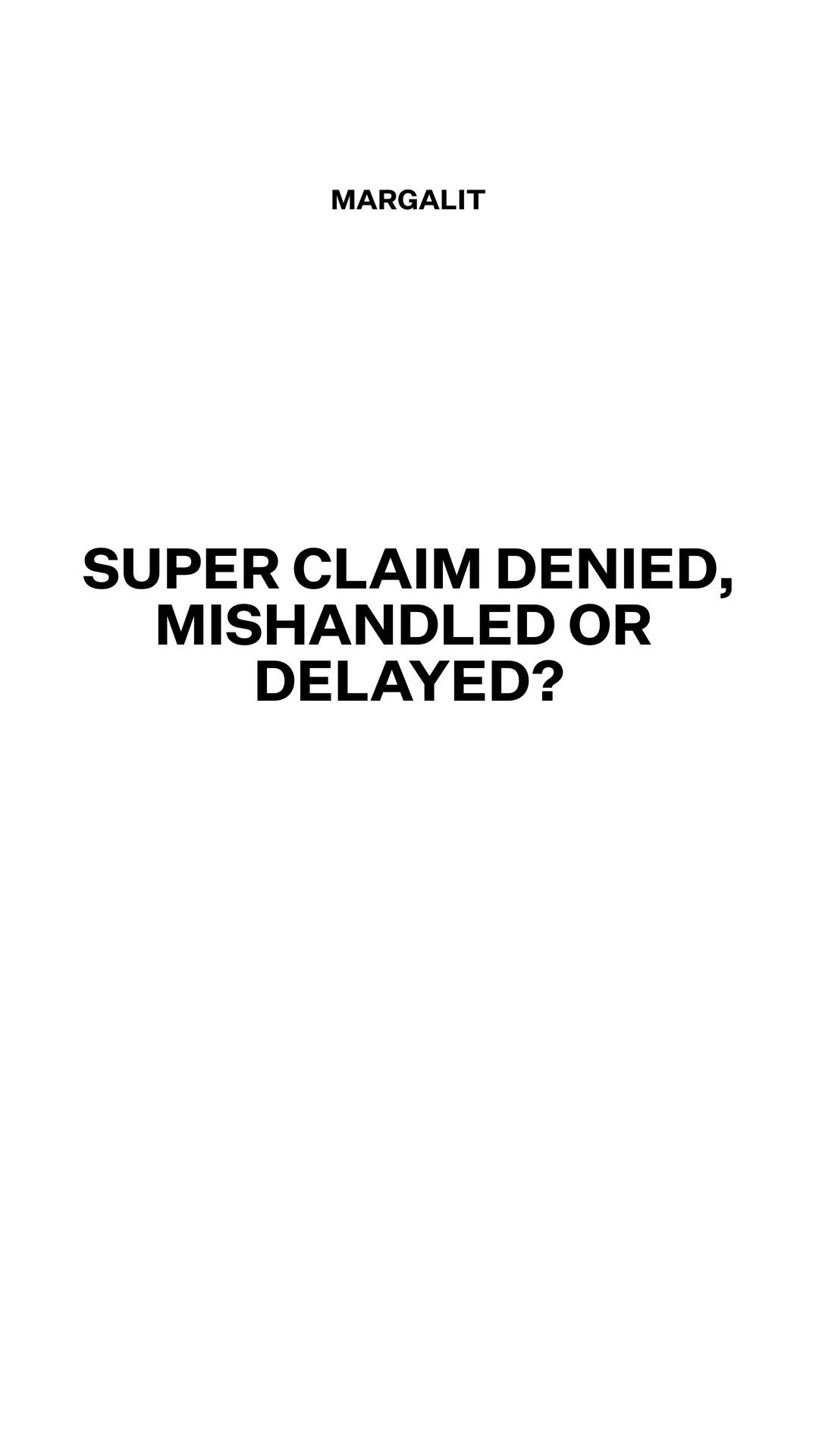 Margalit Injury Lawyers Facebook ad from Jul 6, 2026