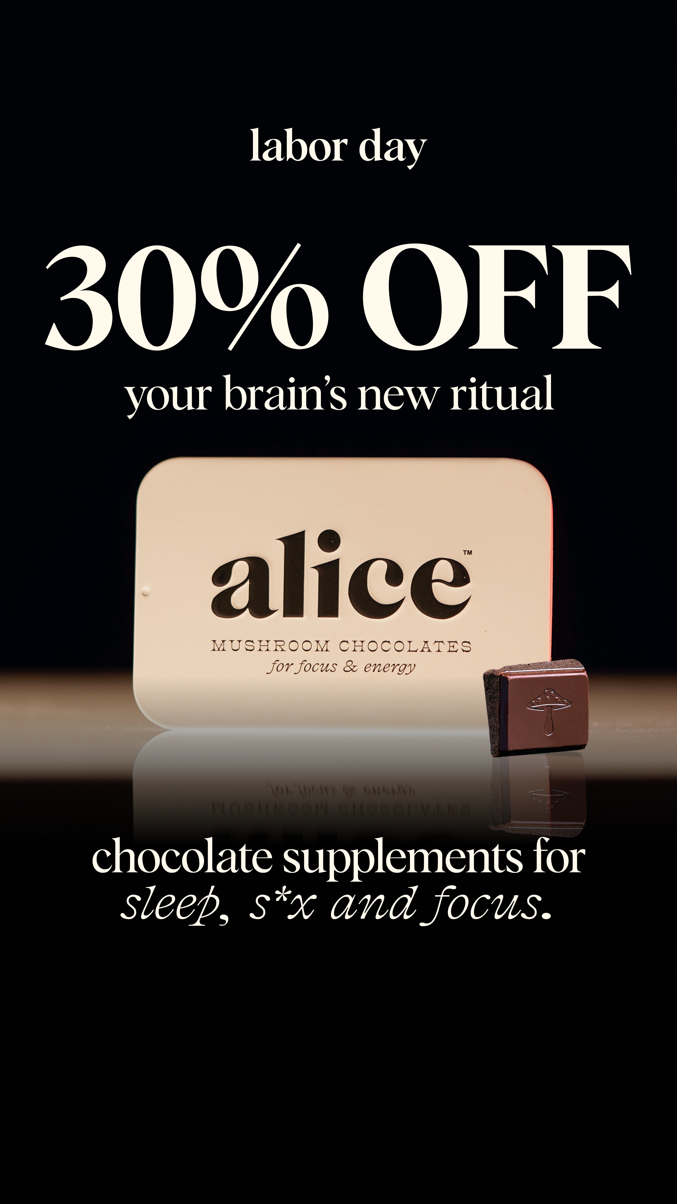 Alice Mushrooms Facebook ad