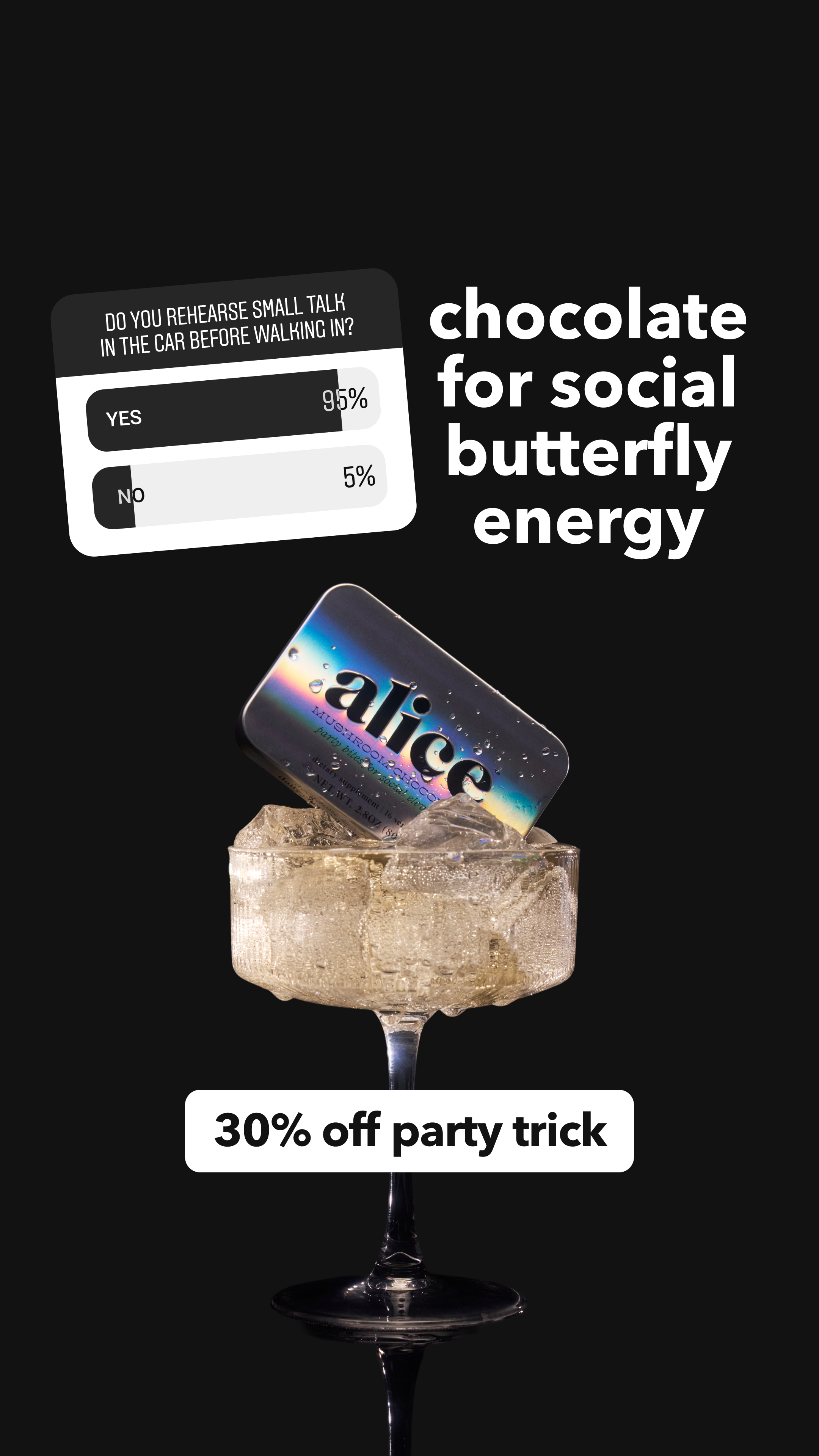 Alice Mushrooms Facebook ad