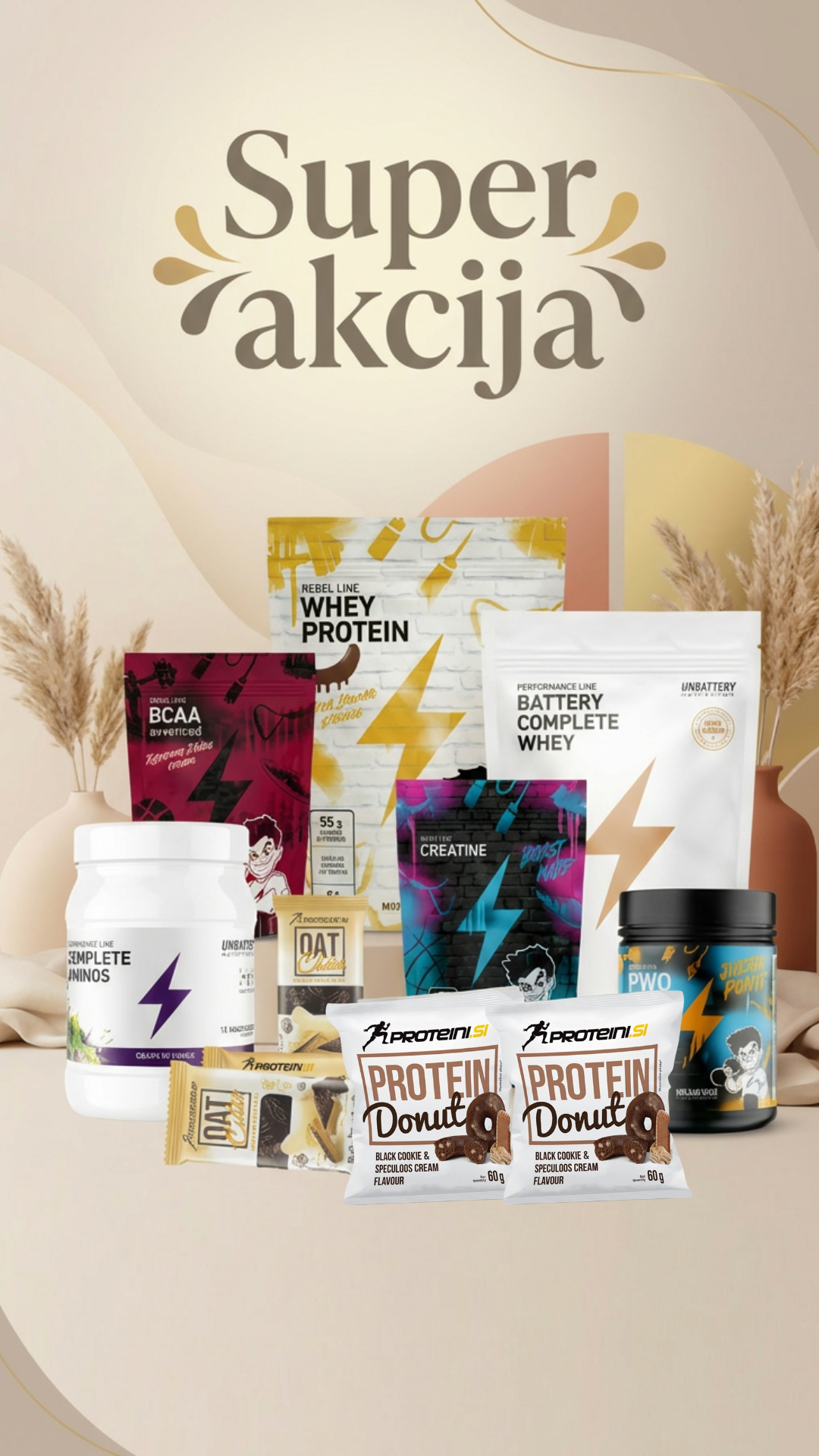 Proteini.si Facebook ad: Sportska prehrana Proteini.si