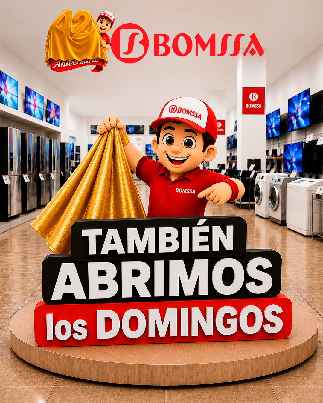 Bomssa Plaza Las Galas Facebook ad: ¡MAÑANA PUEDE SER DEMASIADO TARDE!
