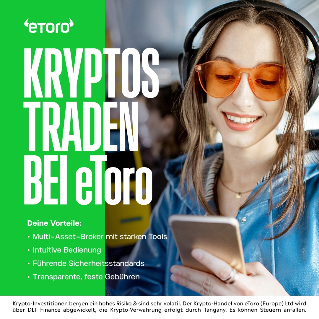 eToro Facebook ad: eToro: Die zuverlässige Trading-Plattform für Kryptowährung
