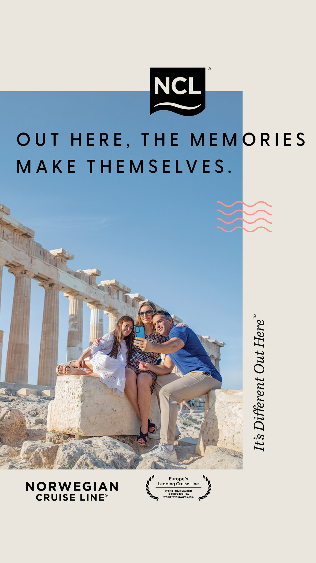 Norwegian Cruise Line Facebook ad