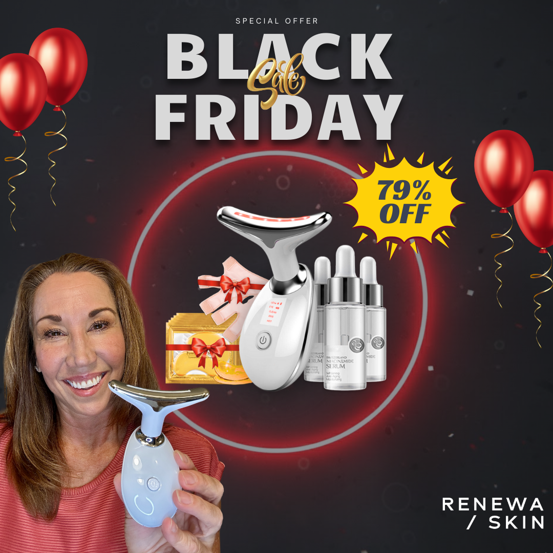 RenewaSkin Shop Facebook ad: Black Friday Sale: 79% Off + 2 FREE Gifts (Until Supplies…