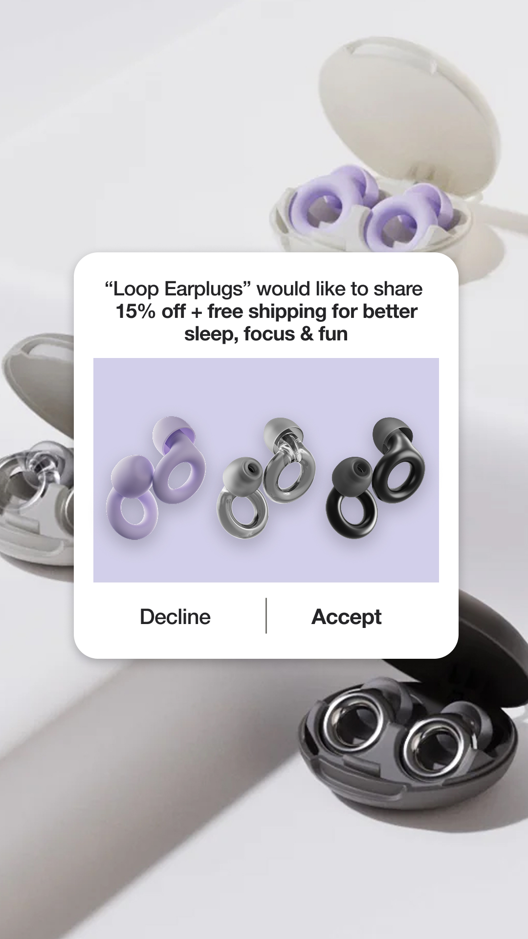 Loop Facebook ad