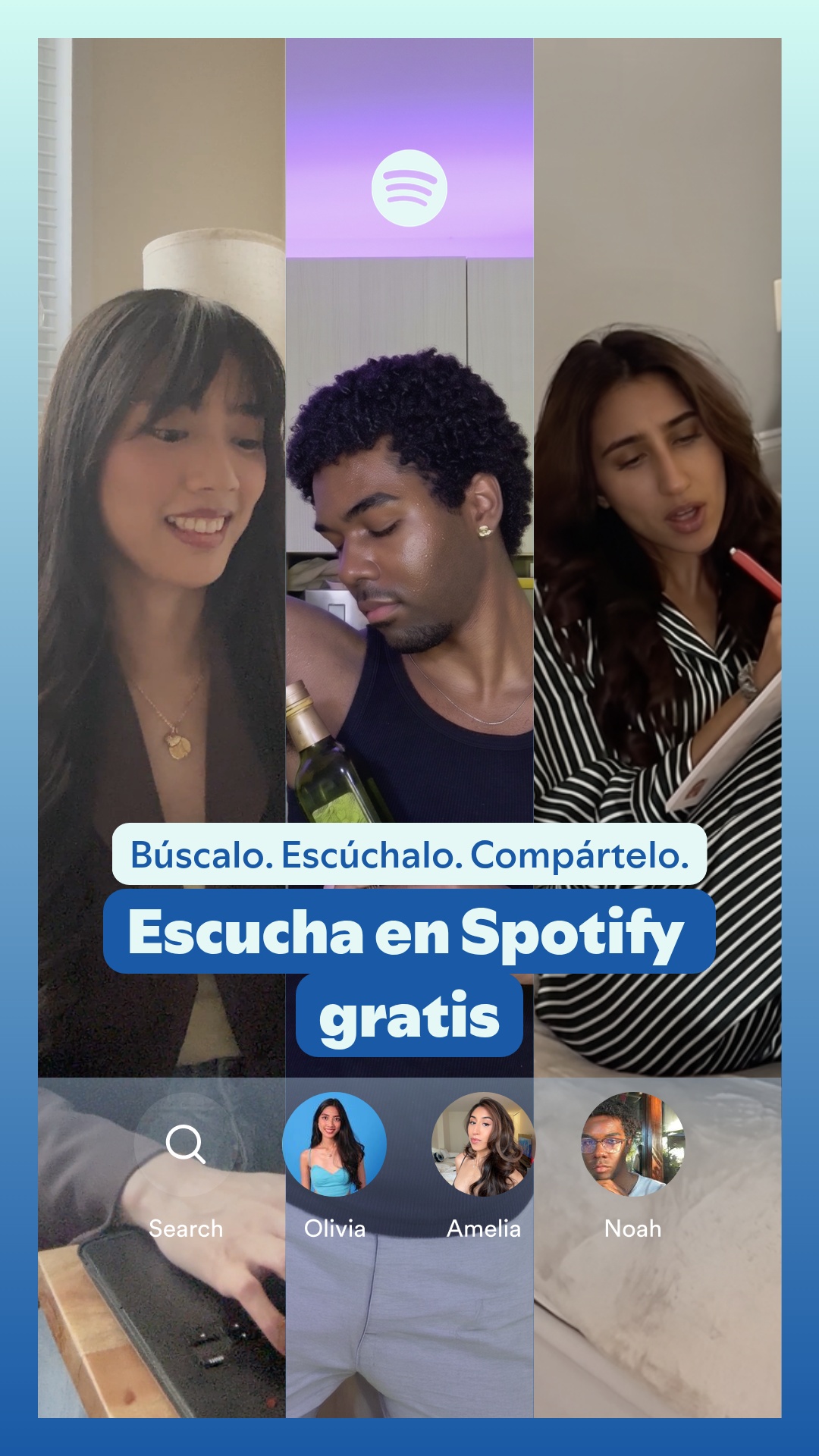 Spotify Facebook ad: Obtener Spotify gratis