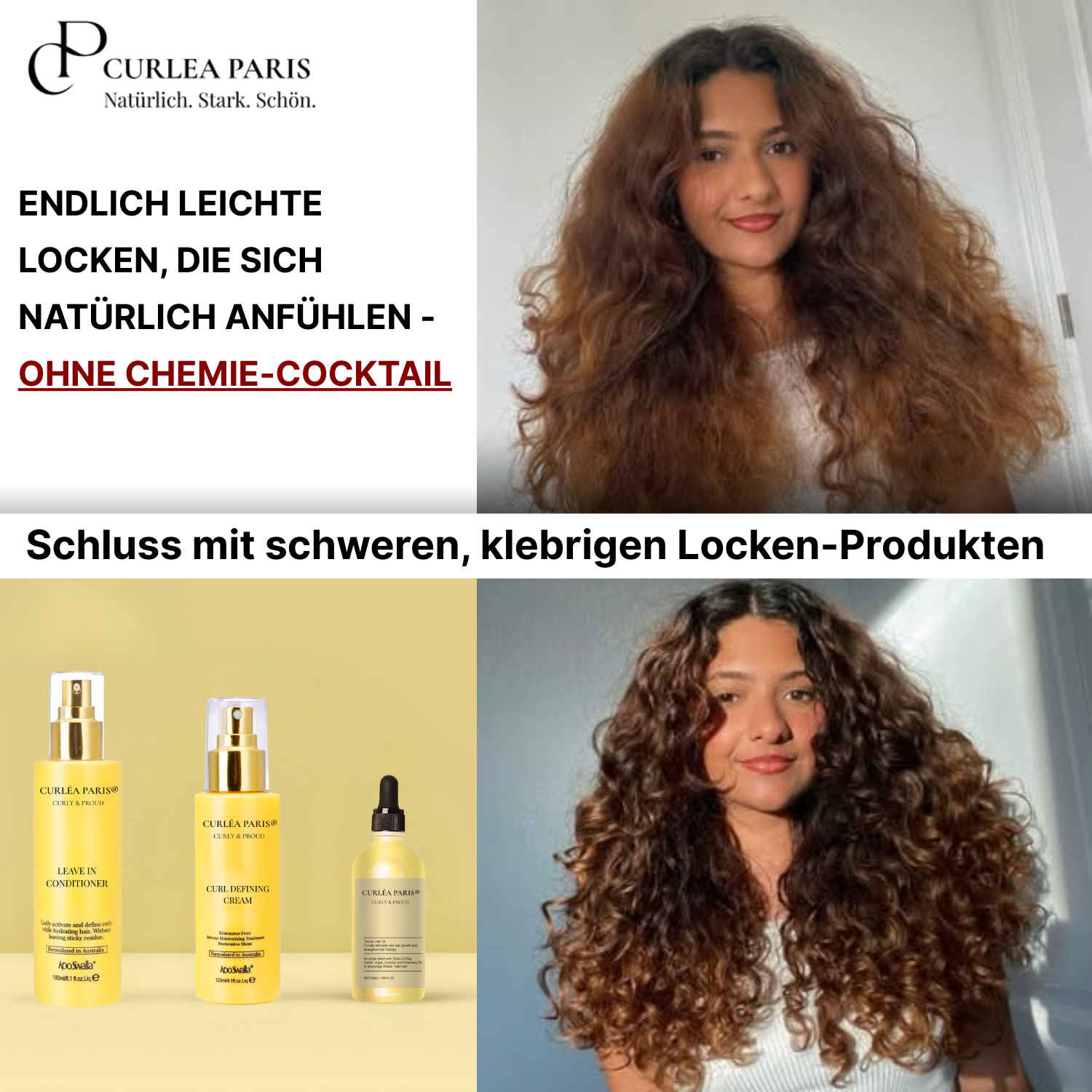 Curlea Paris Facebook ad: Jetzt deine Traumlocken sichern