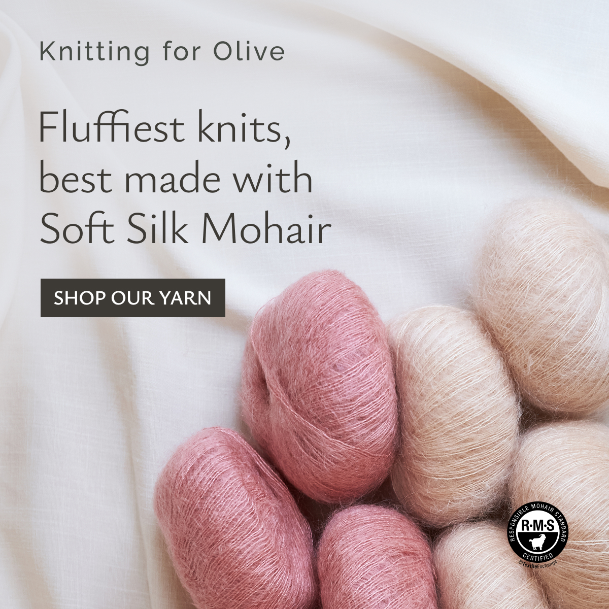Knitting for Olive Facebook ad