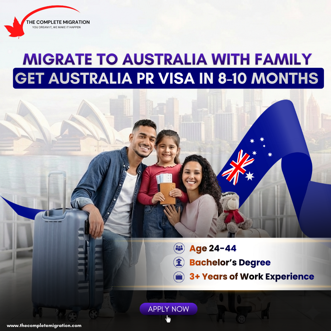 The Complete Migration, Dubai Facebook ad: Get Australia PR in 8-10 Months
