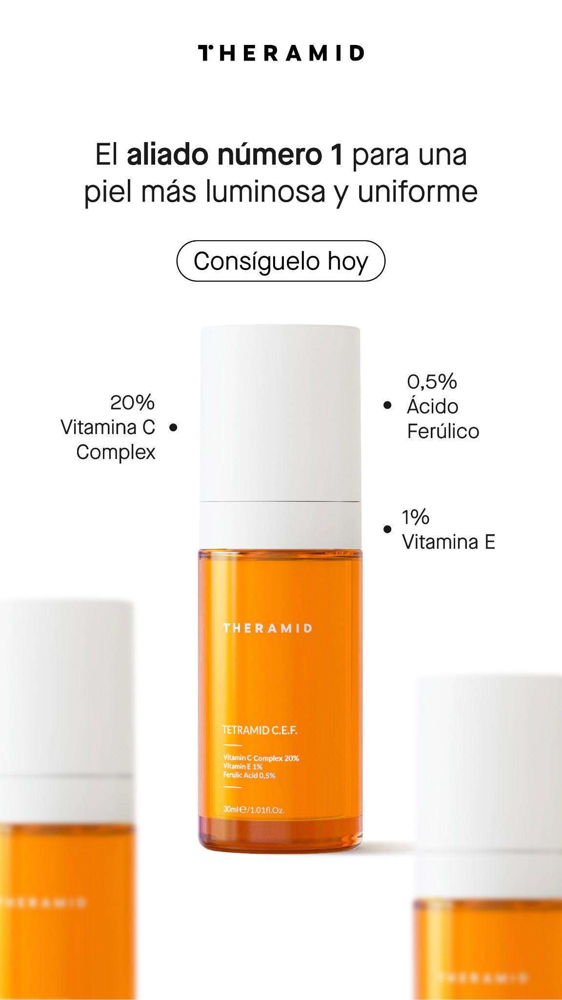 Niche Beauty Lab Facebook ad: Potencia tu glow