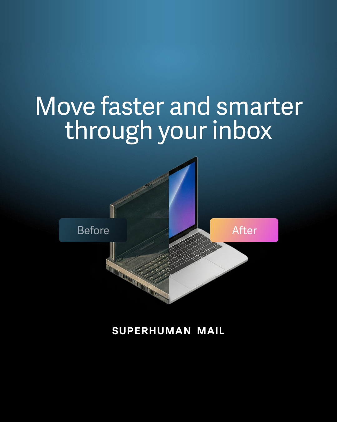 Superhuman Mail Facebook ad