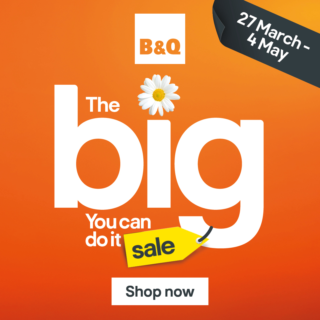 B&Q Facebook ad